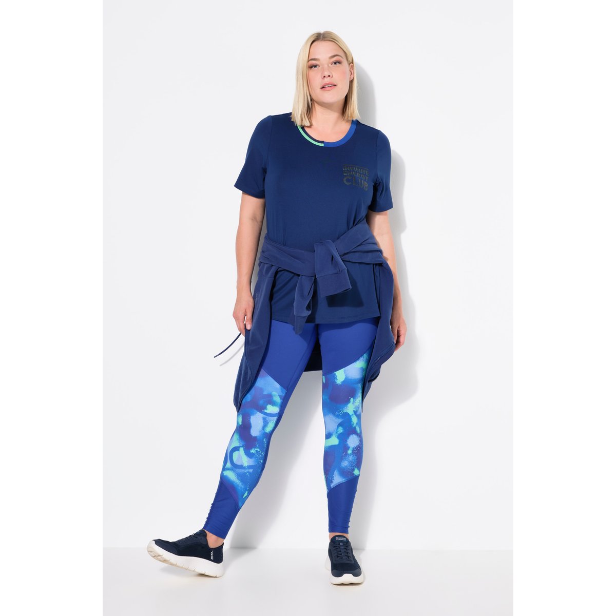 Legging de sport taille haute bleu cobalt, ULLA POPKEN