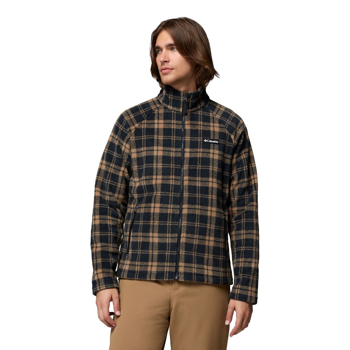 Manteau 3 en 1 avec polaire amovible marron/noir, COLUMBIA