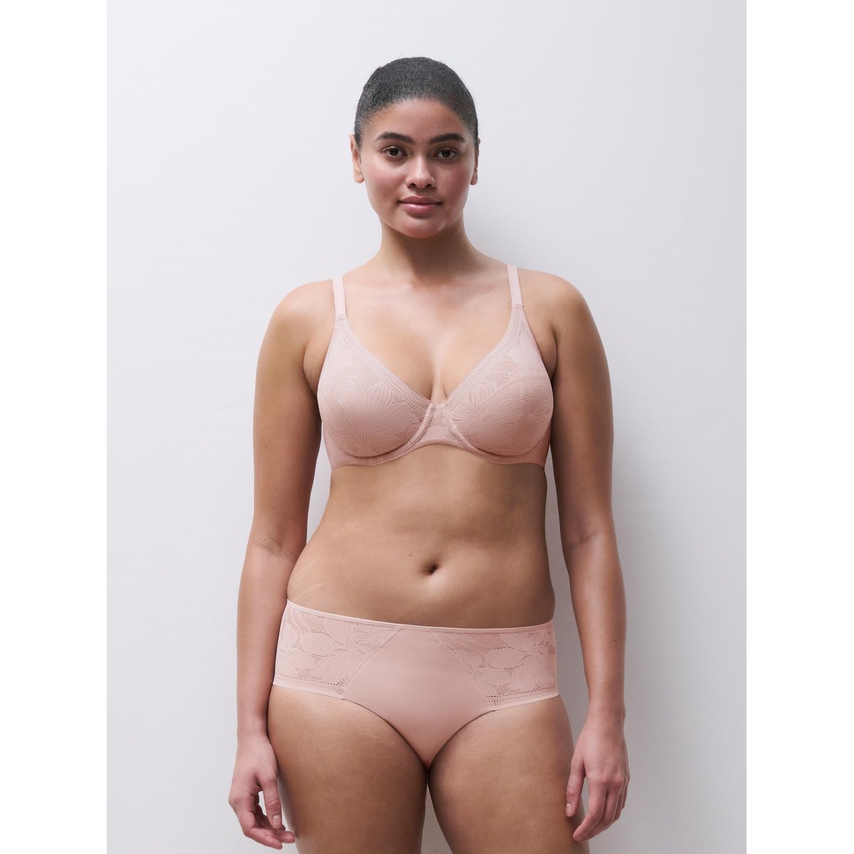 Soutien-gorge moulé emboîtant OSMOSE vieux rose, CHANTELLE