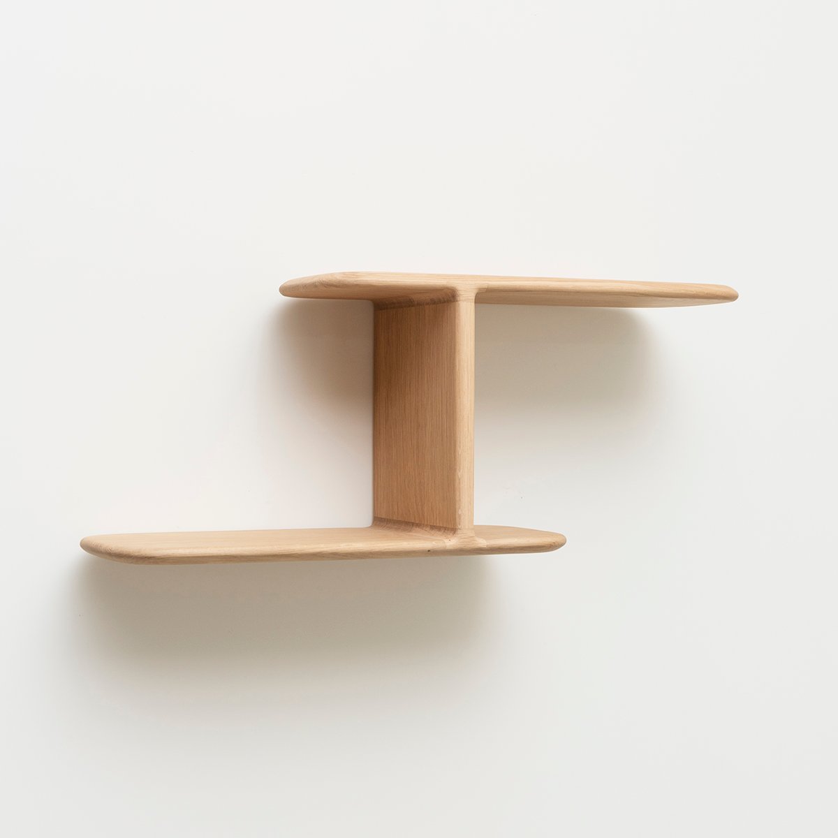Étagère Téhème Duo en chêne massif bois clair, DRUGEOT MANUFACTURE