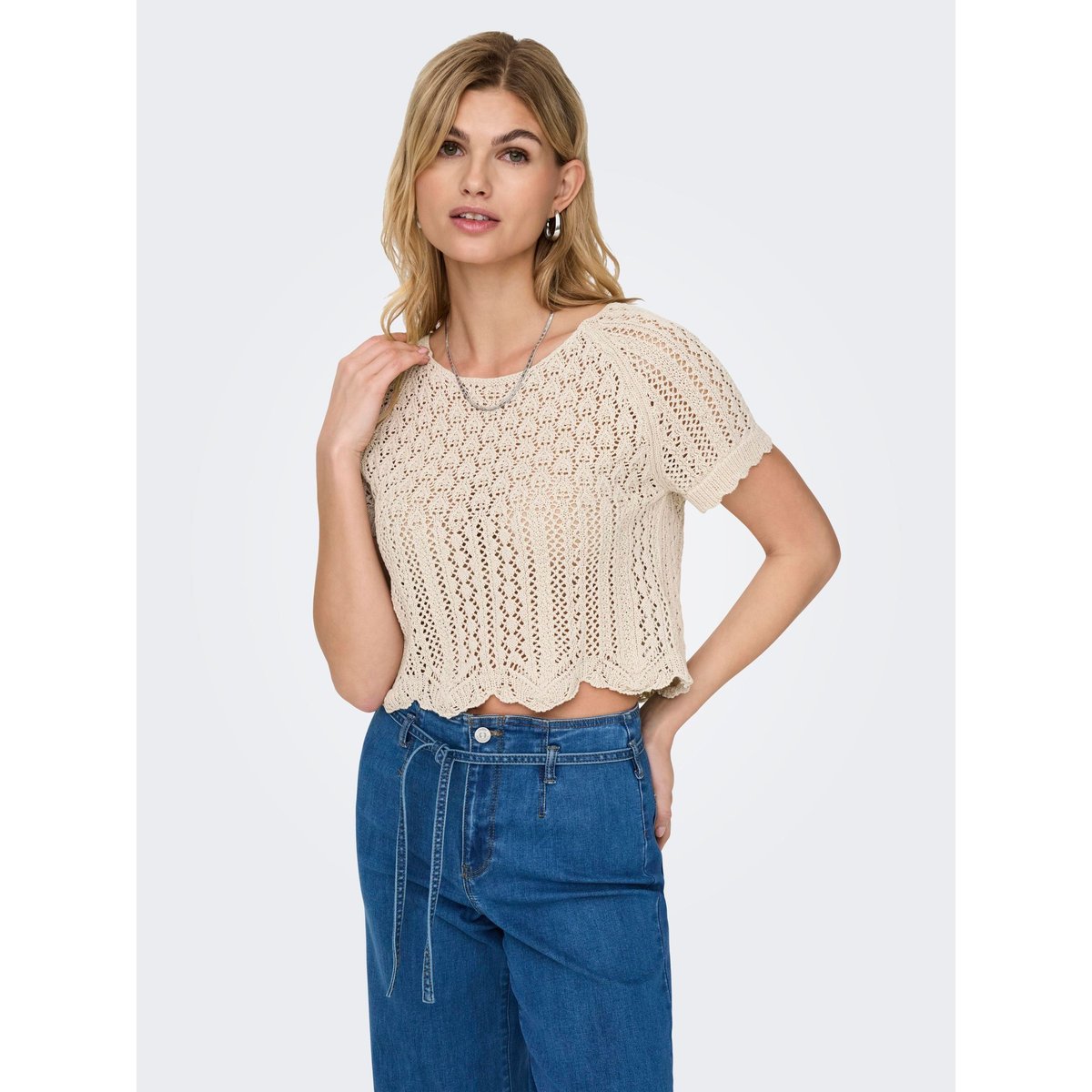 Pull En Maille feather gray, ONLY