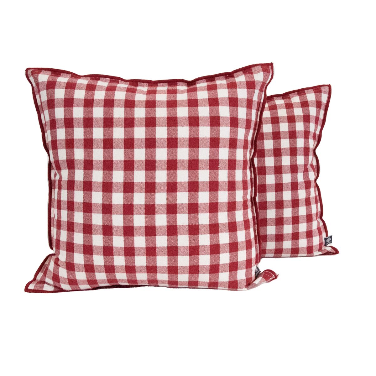 Coussin motif Vichy rouge, SUD ETOFFE