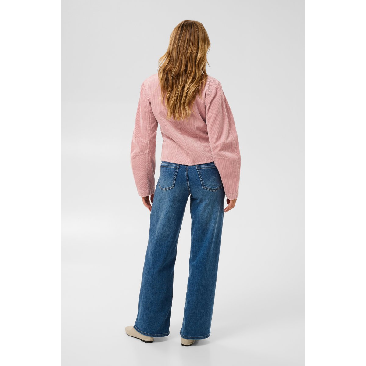 Chemise à manches longues rose rale mauve, KAFFE