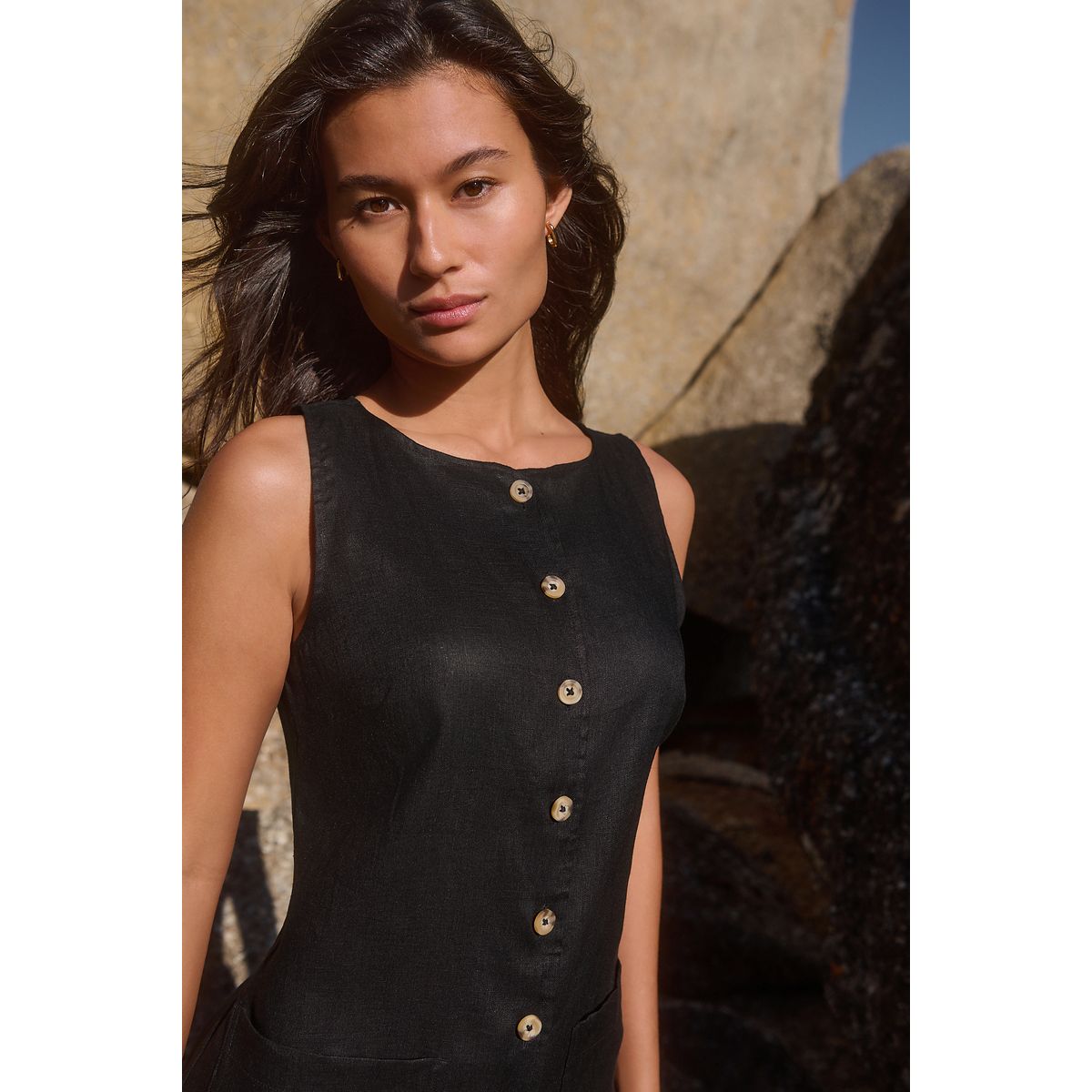 Robe droite noir, NEXT