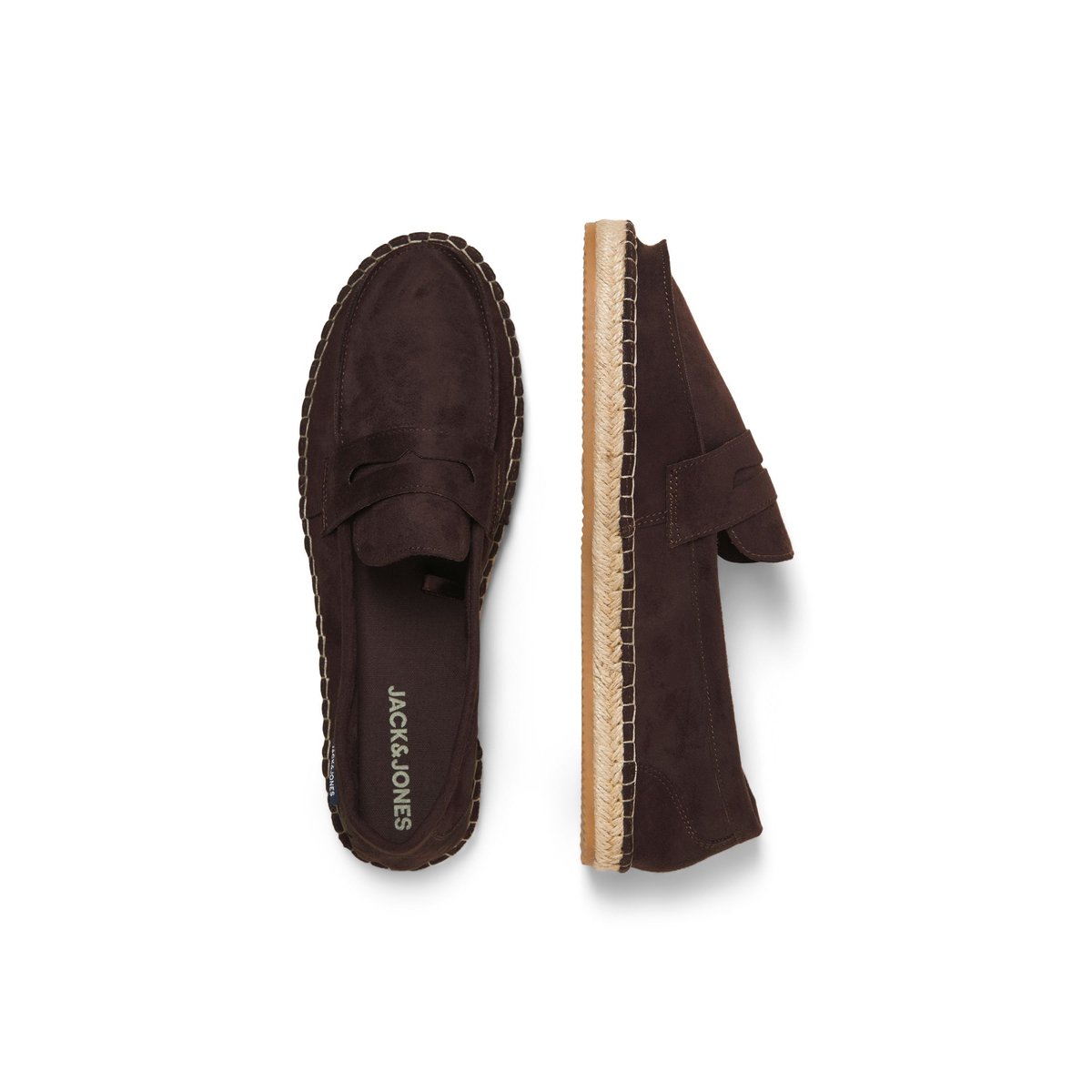 Mocassins marron - brown stone 1, JACK & JONES