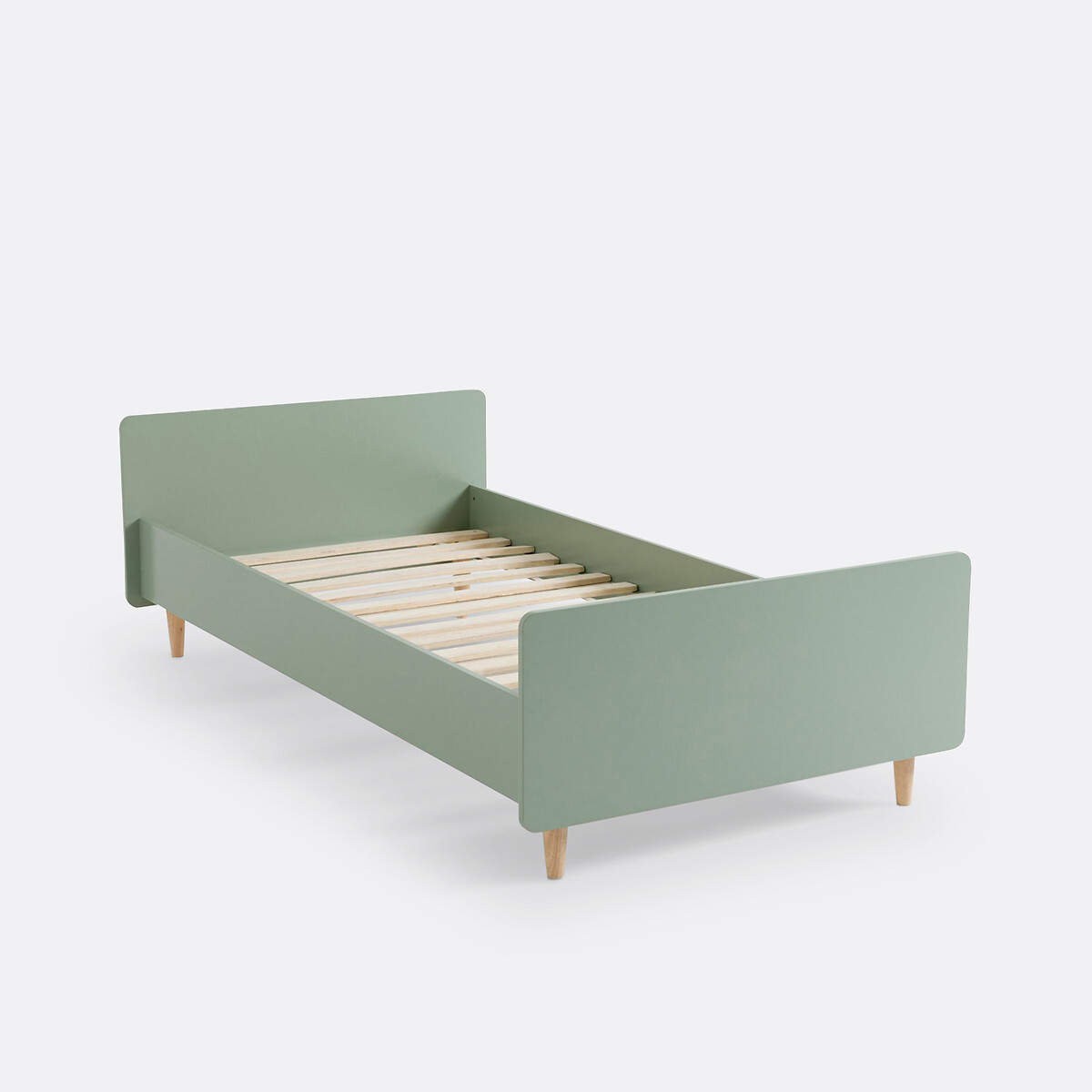 Lit enfant avec sommier Zag vert de gris, LA REDOUTE INTERIEURS