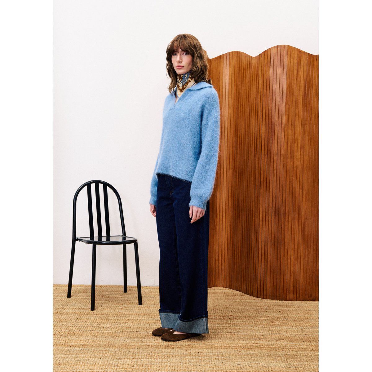 Polo  JOSSE bleu jean, FRNCH