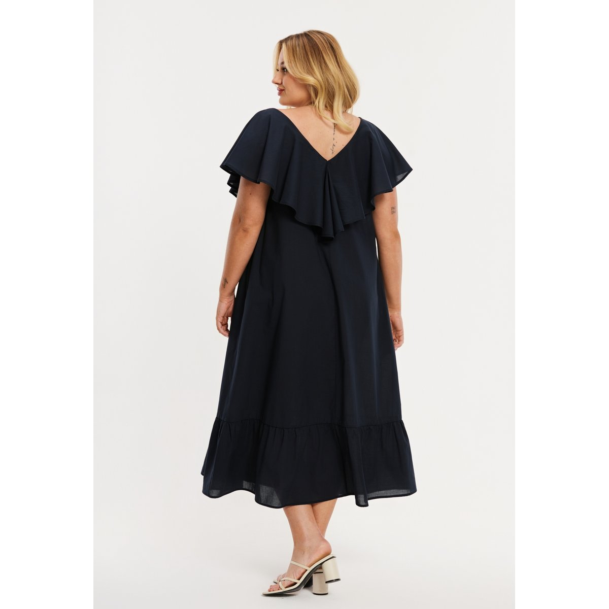 Robe sans manches bleu, YOEK