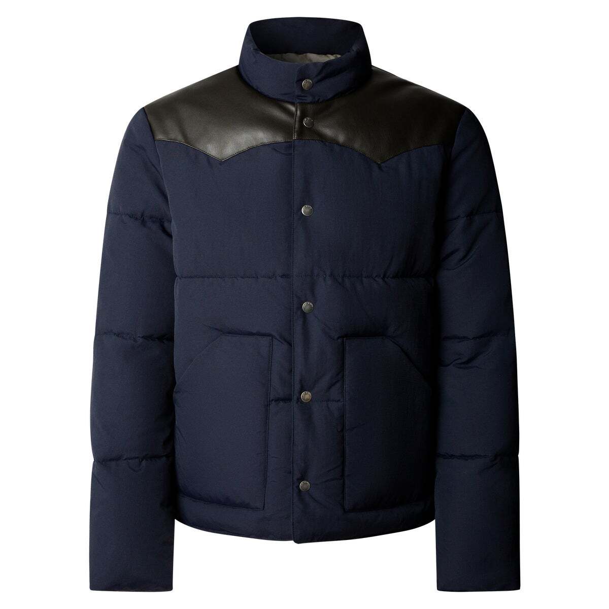 Doudoune Matelassée À Col Montant bleu dulwich, PEPE JEANS
