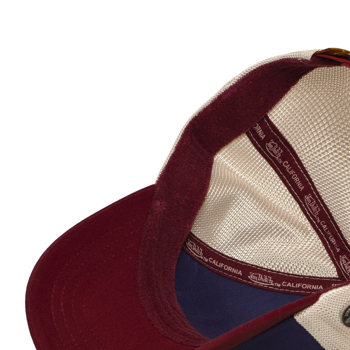 Casquette trucker TERRY bordeaux/violet/beige/moutarde, VON DUTCH