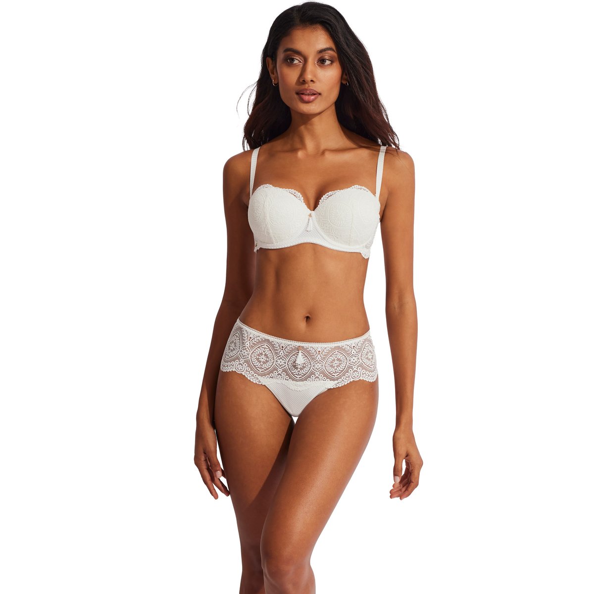Soutien-gorge bandeau push-up Matilda mariage ivoire, SELMARK