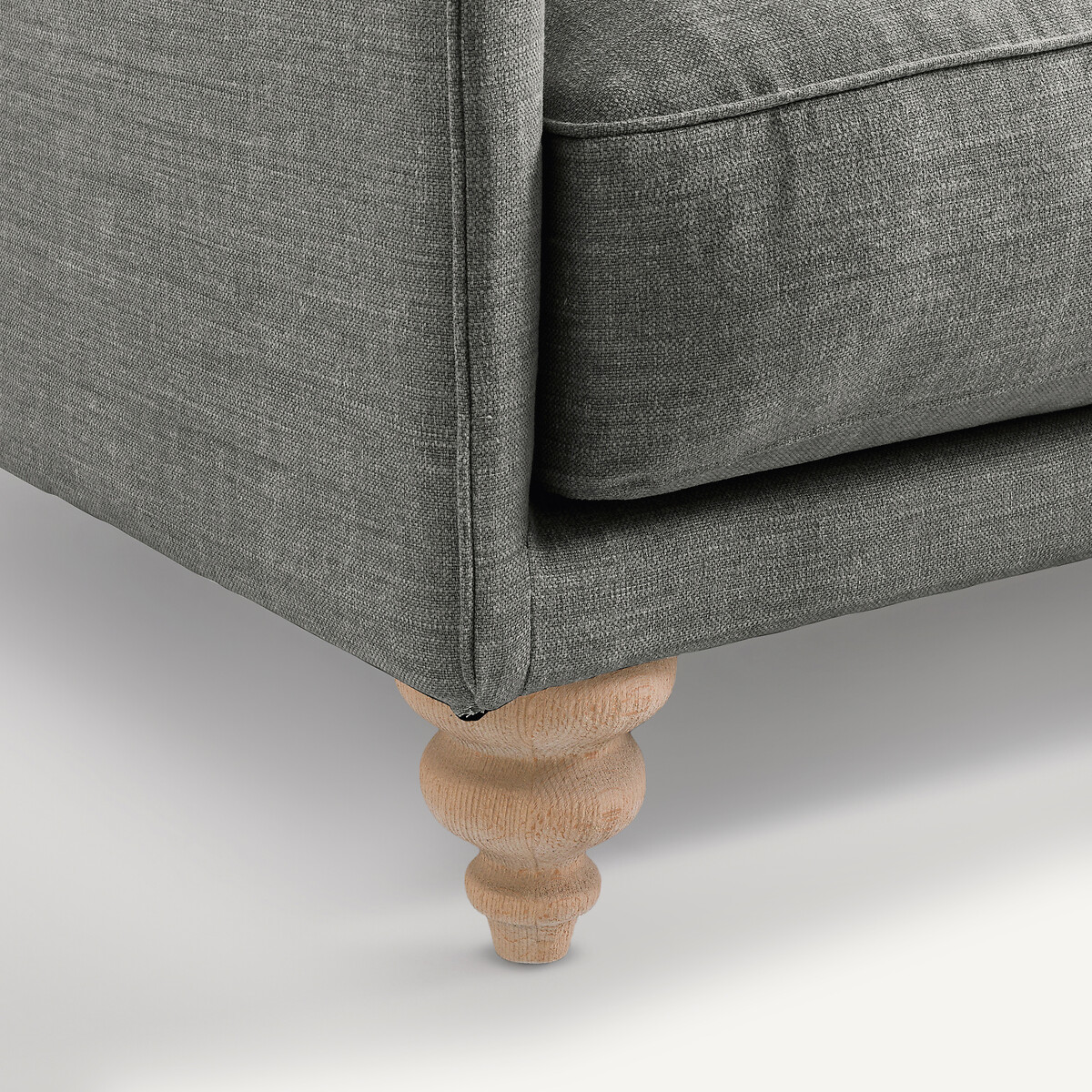 Fauteuil coton/lin, Lazare anthracite, AM.PM