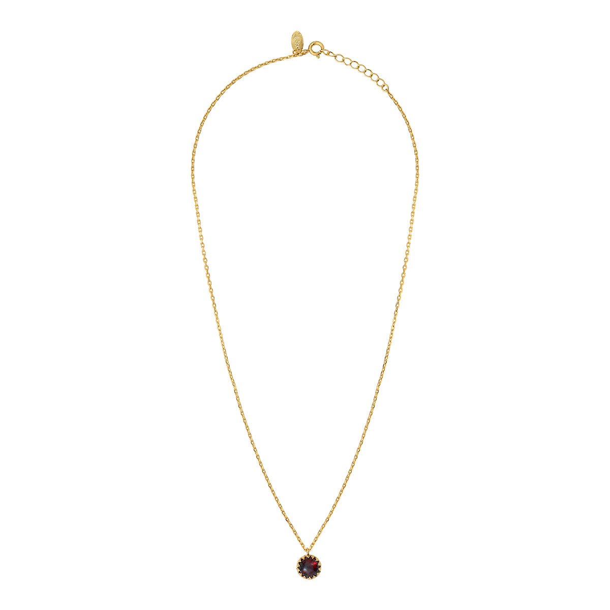 Collier cordelia grenat rouge, CAROLINE NAJMAN