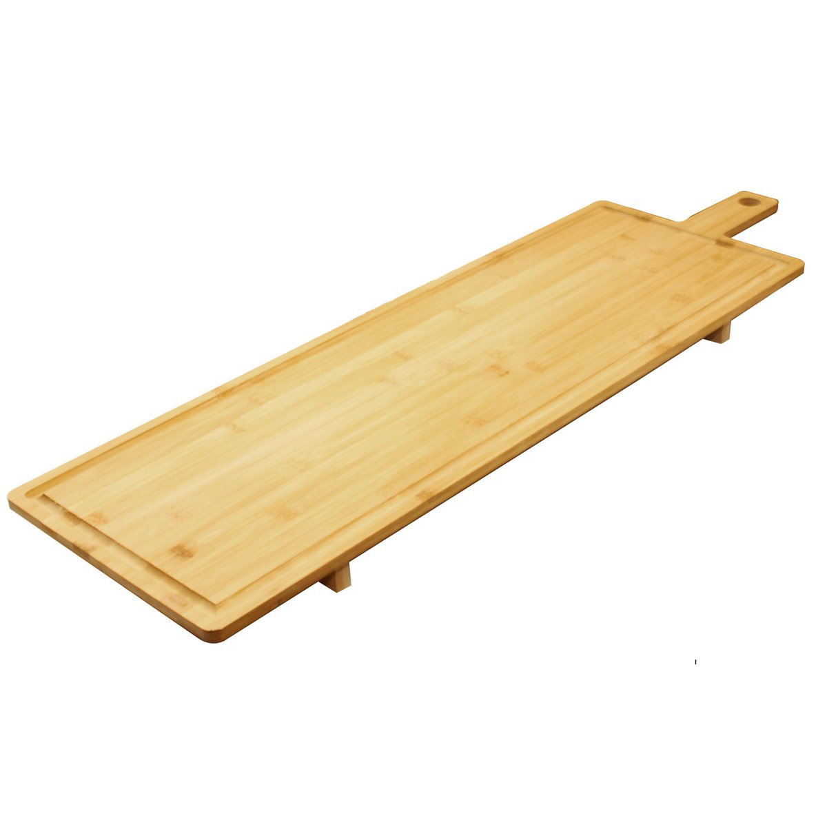 Grand plateau de présentation en bambou 88x26x4cm bois, WADIGA