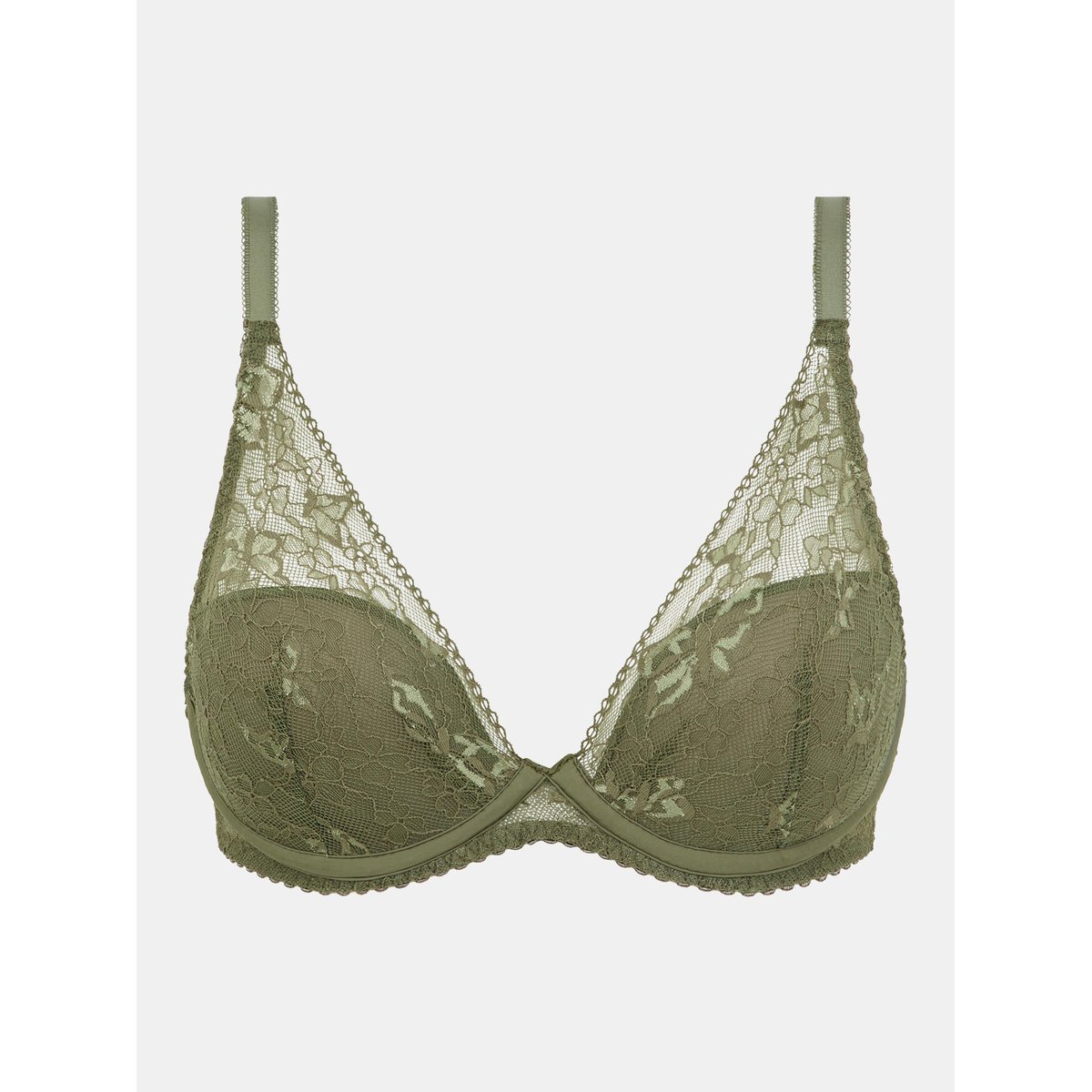 Soutien-gorge coques plongeant KISS kaki army, CHANTELLE PULP