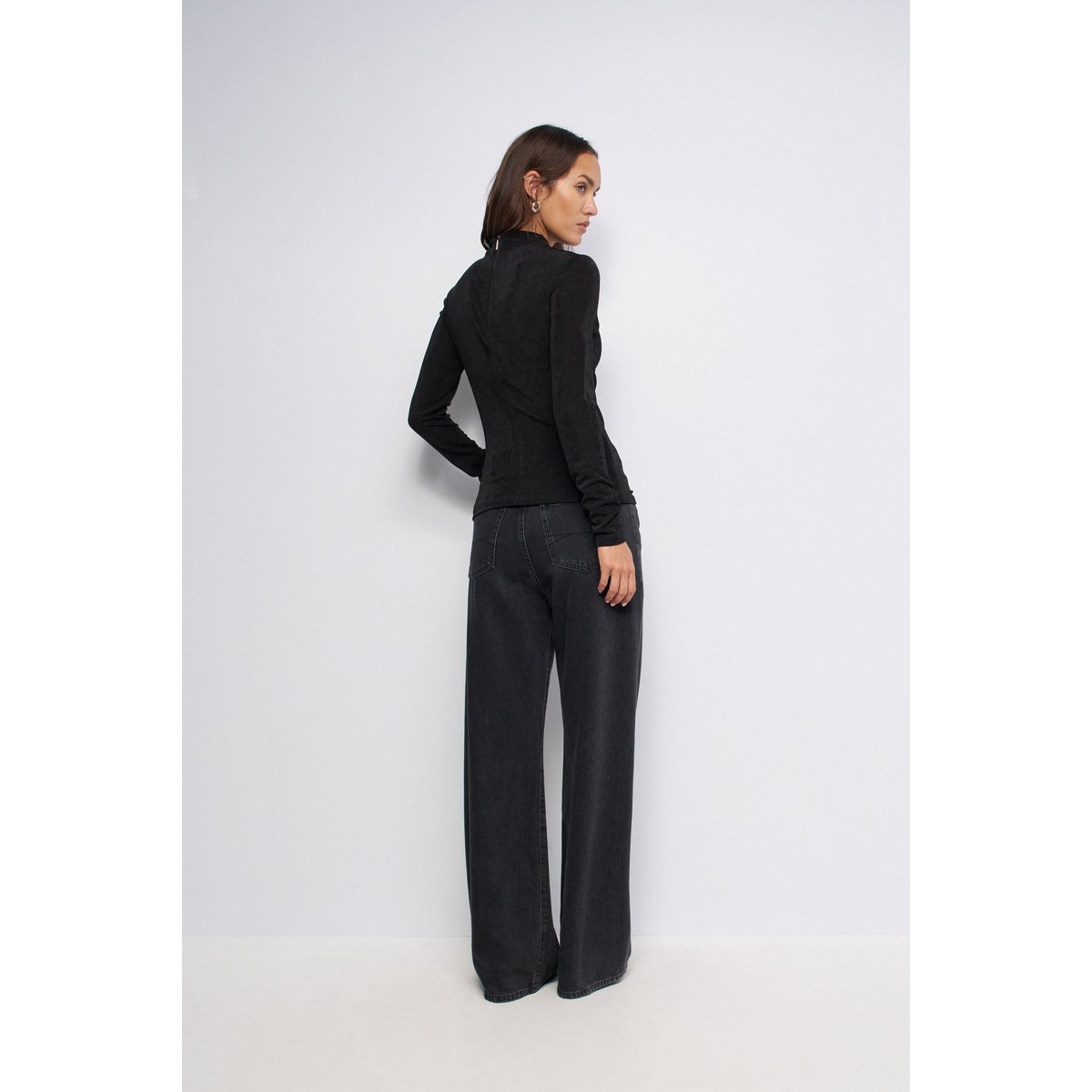 PULL TEXTURÉ AVEC OUVERTURE SUR LA POITRINE rouge, SALSA JEANS