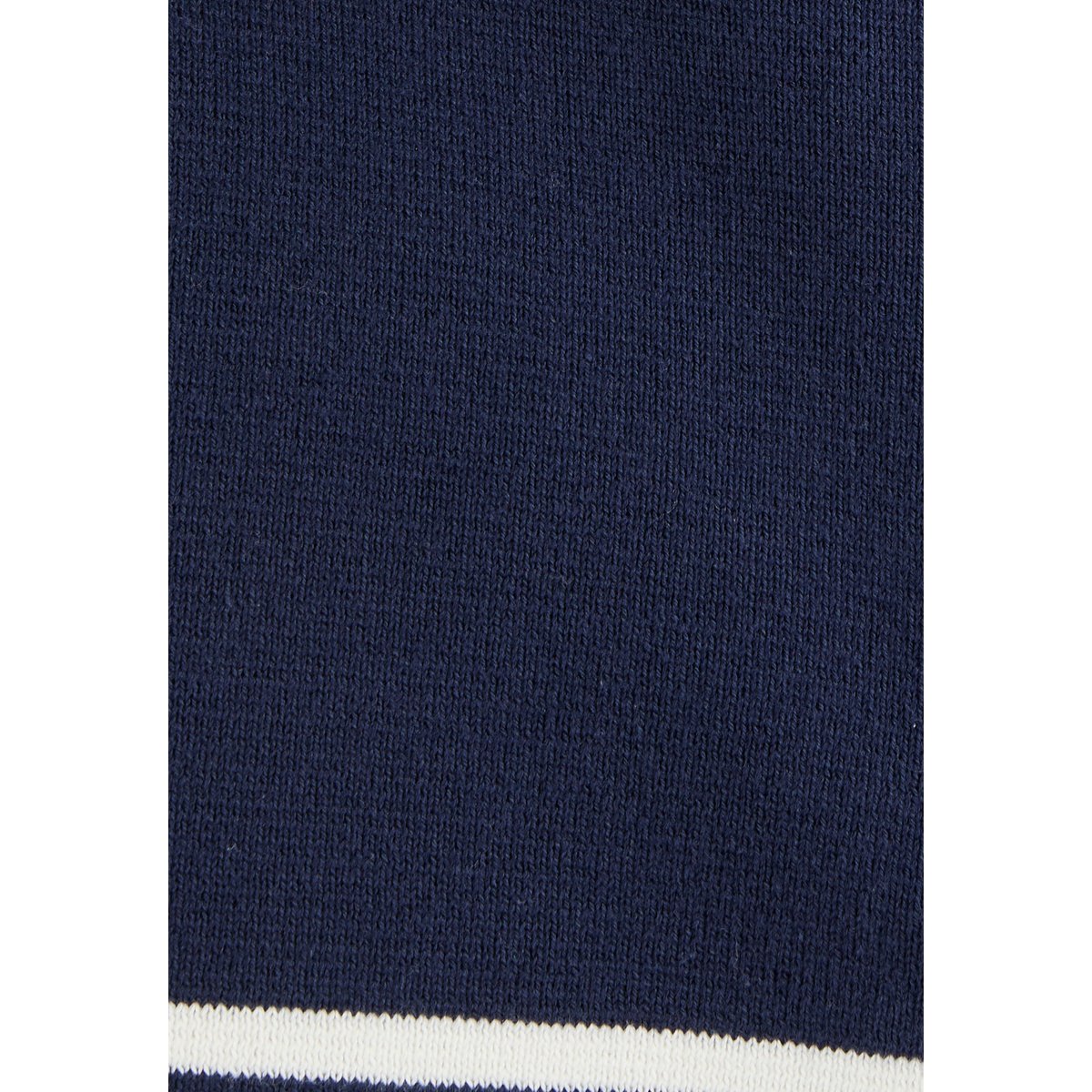 Pull col montant zippé bleu marine, DAMART