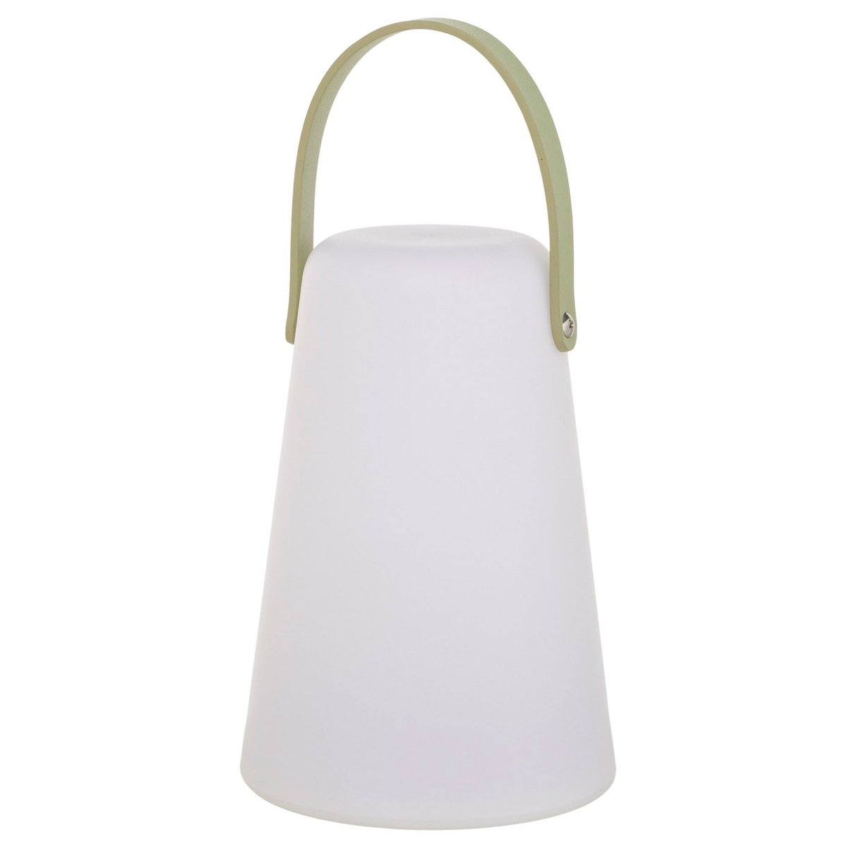 Set de 2 lanternes extérieures LED blanc, noir et vert 13.5x13.5x20.5cm blanc, WADIGA