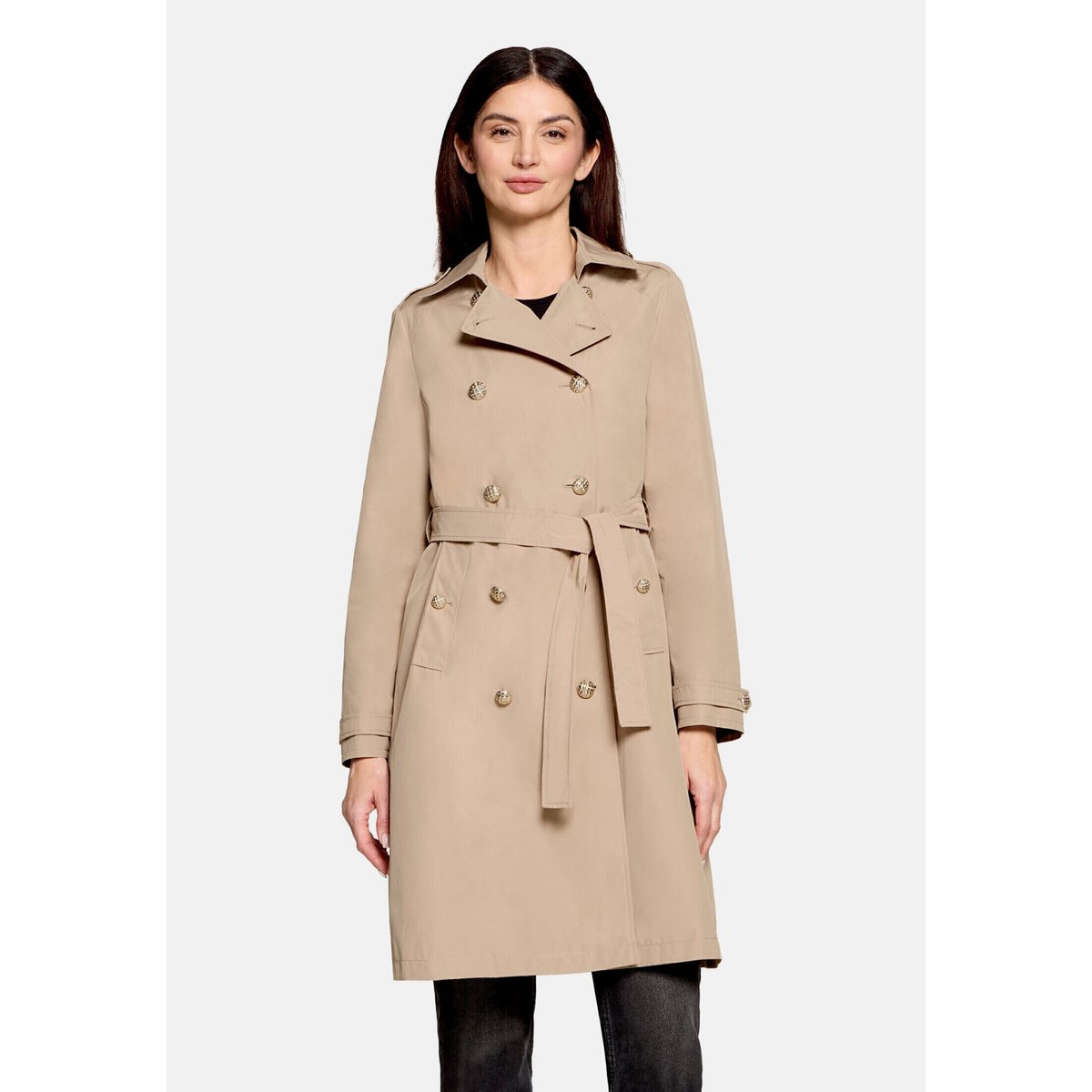 Manteau court à ceinture natural, BETTY BARCLAY
