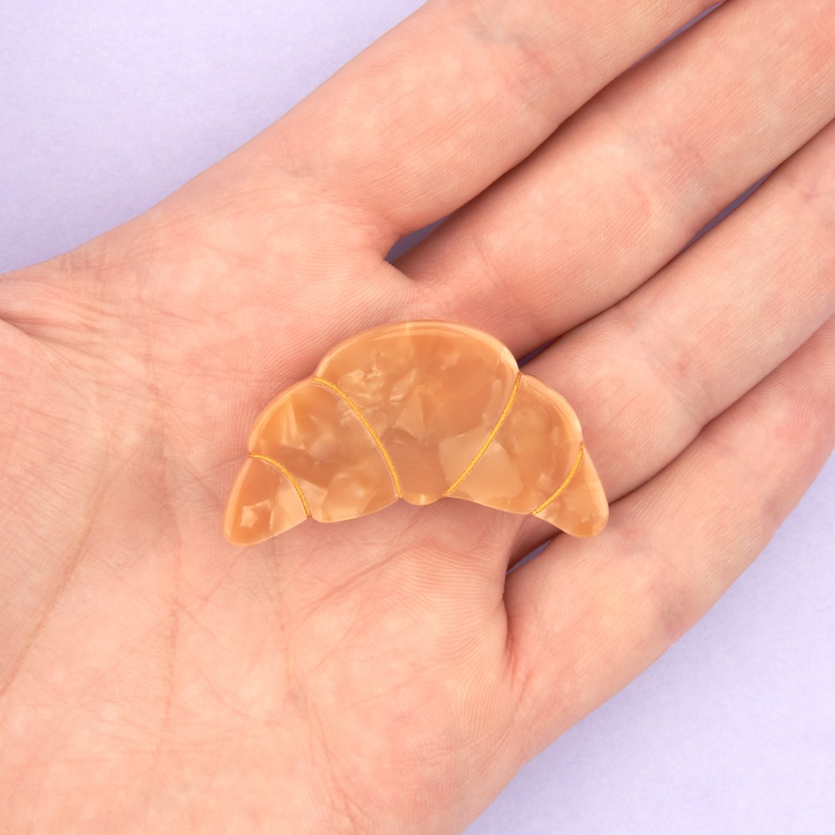 Barrette CROISSANT beige, COUCOU SUZETTE