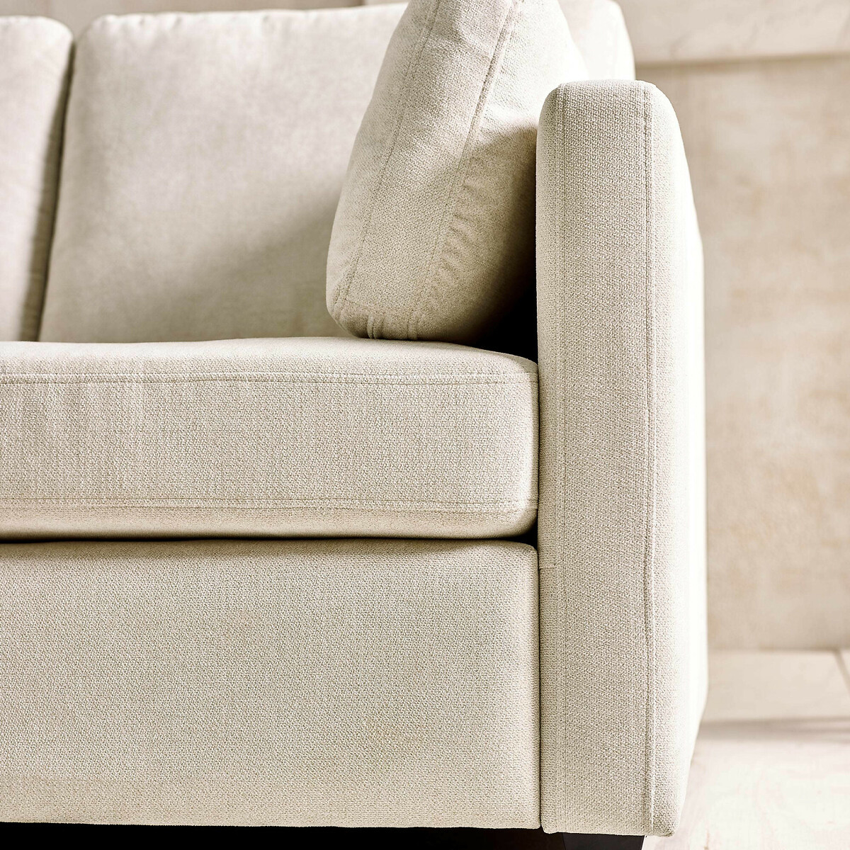 Odelia Chenille 2 Seater Sofa linen, SO'HOME