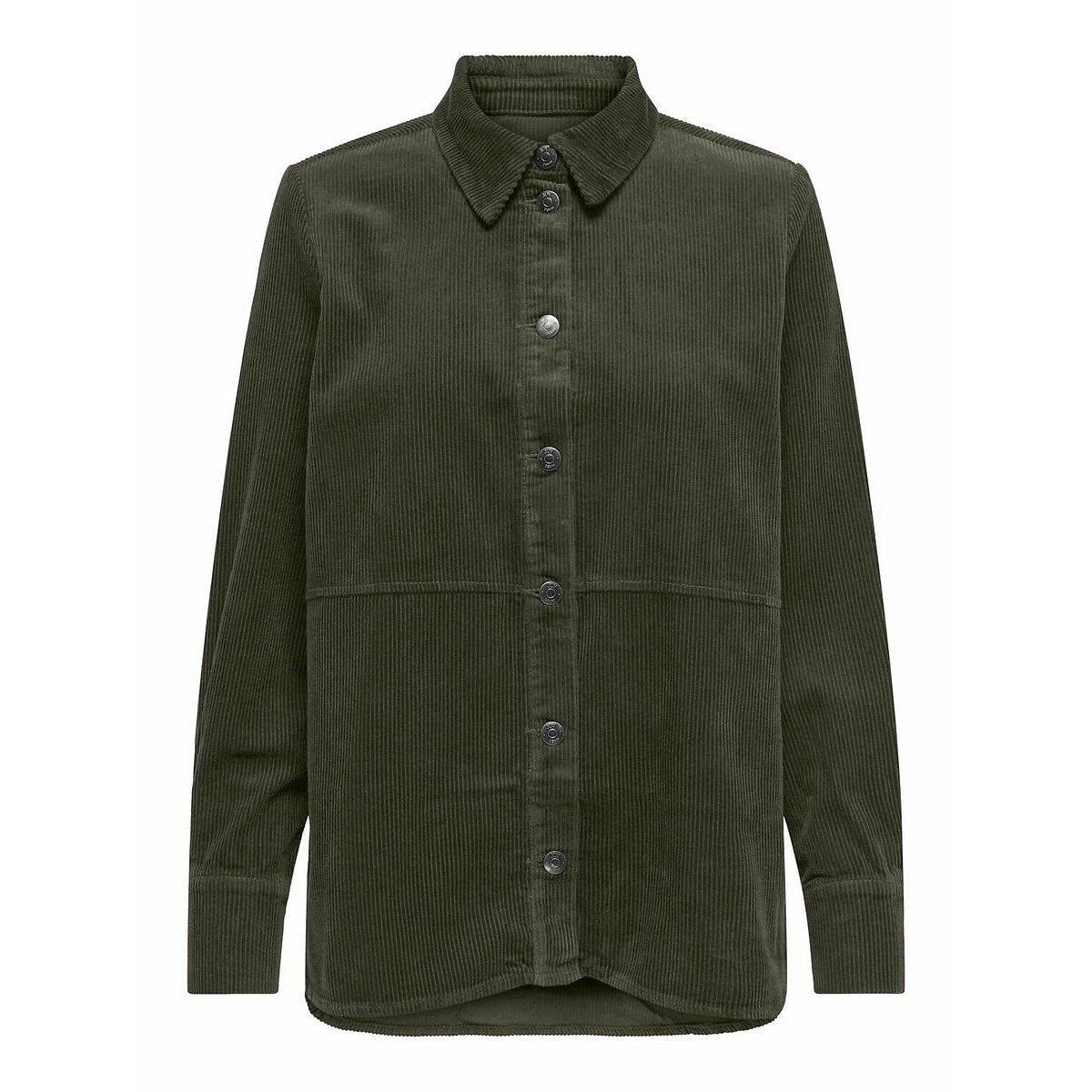 Camisa de terciopelo caqui, JDY