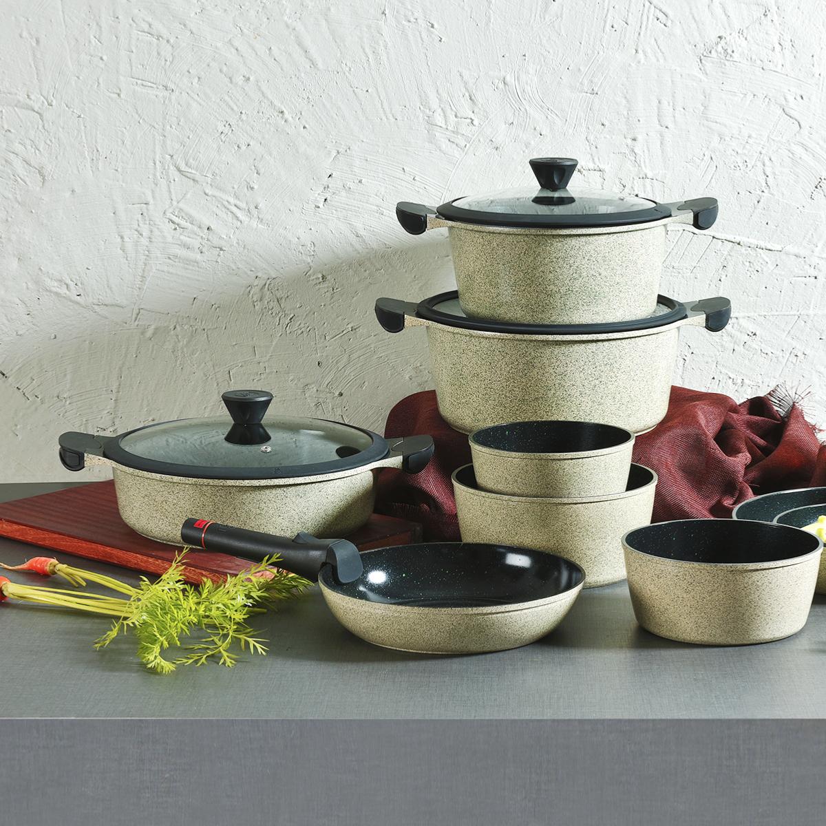 Faitout 28cm - "Jade" noir, LAGUIOLE CUISSON