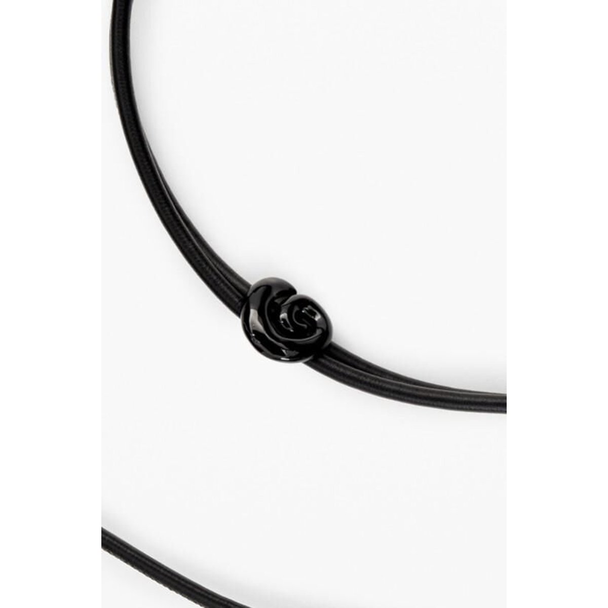 Ceinture corde en cuir noir, DESIGUAL