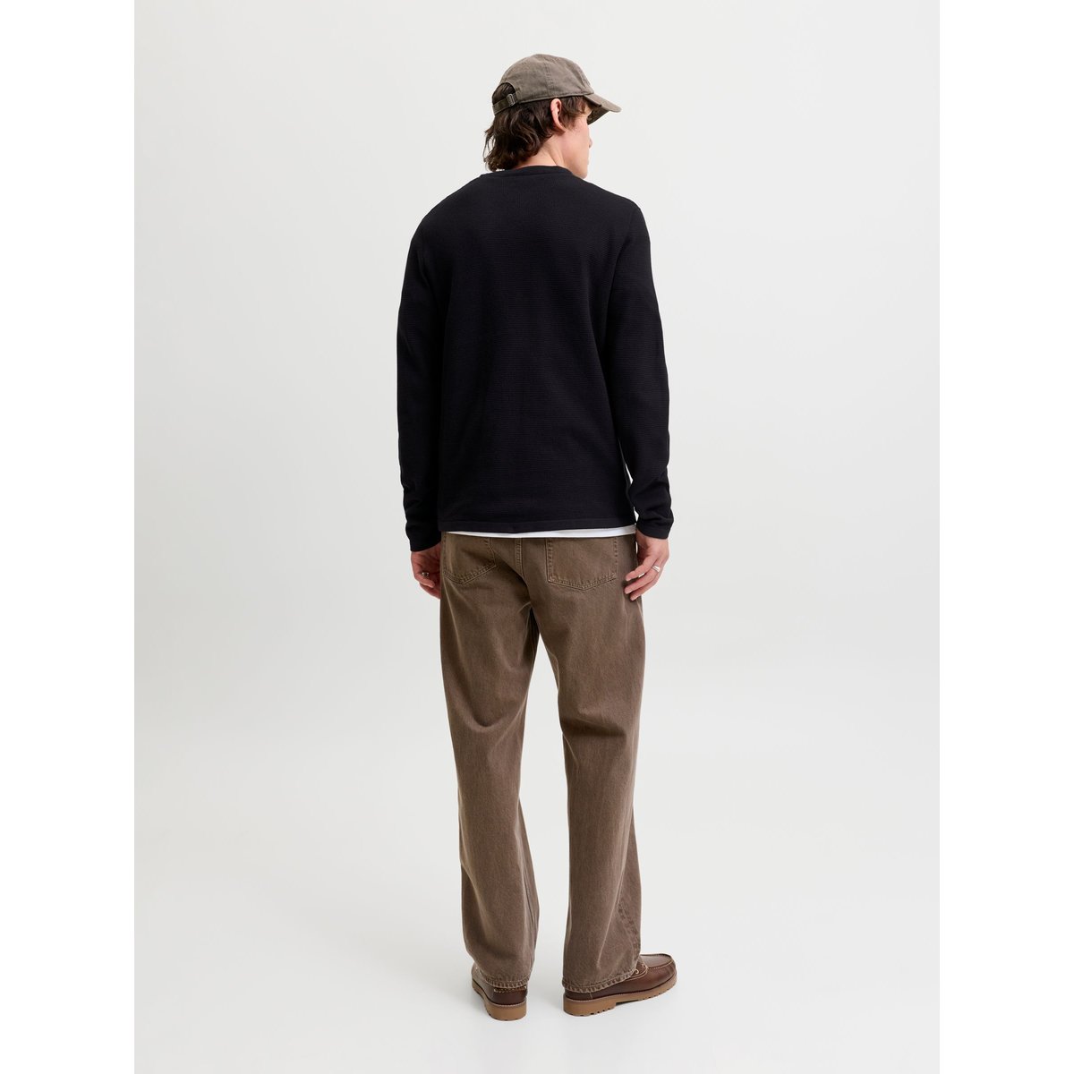 Pull En Maille black 1, JACK & JONES