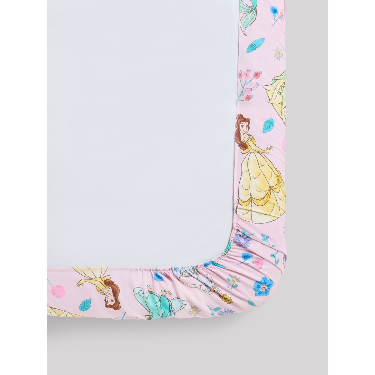Drap-housse en coton princesse disney écru, NEXT