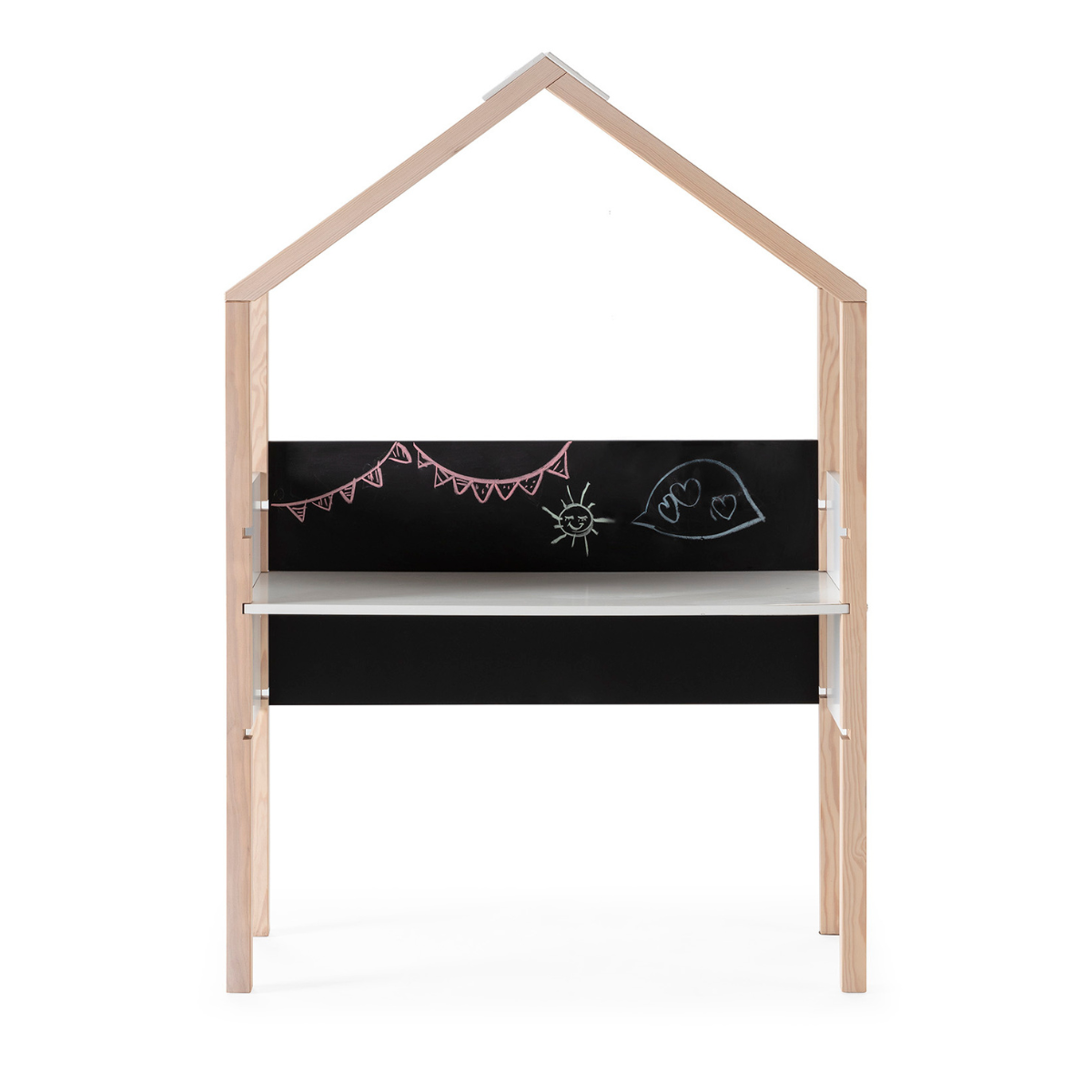 Bureau avec ardoise - OSACR blanc, CALICOSY