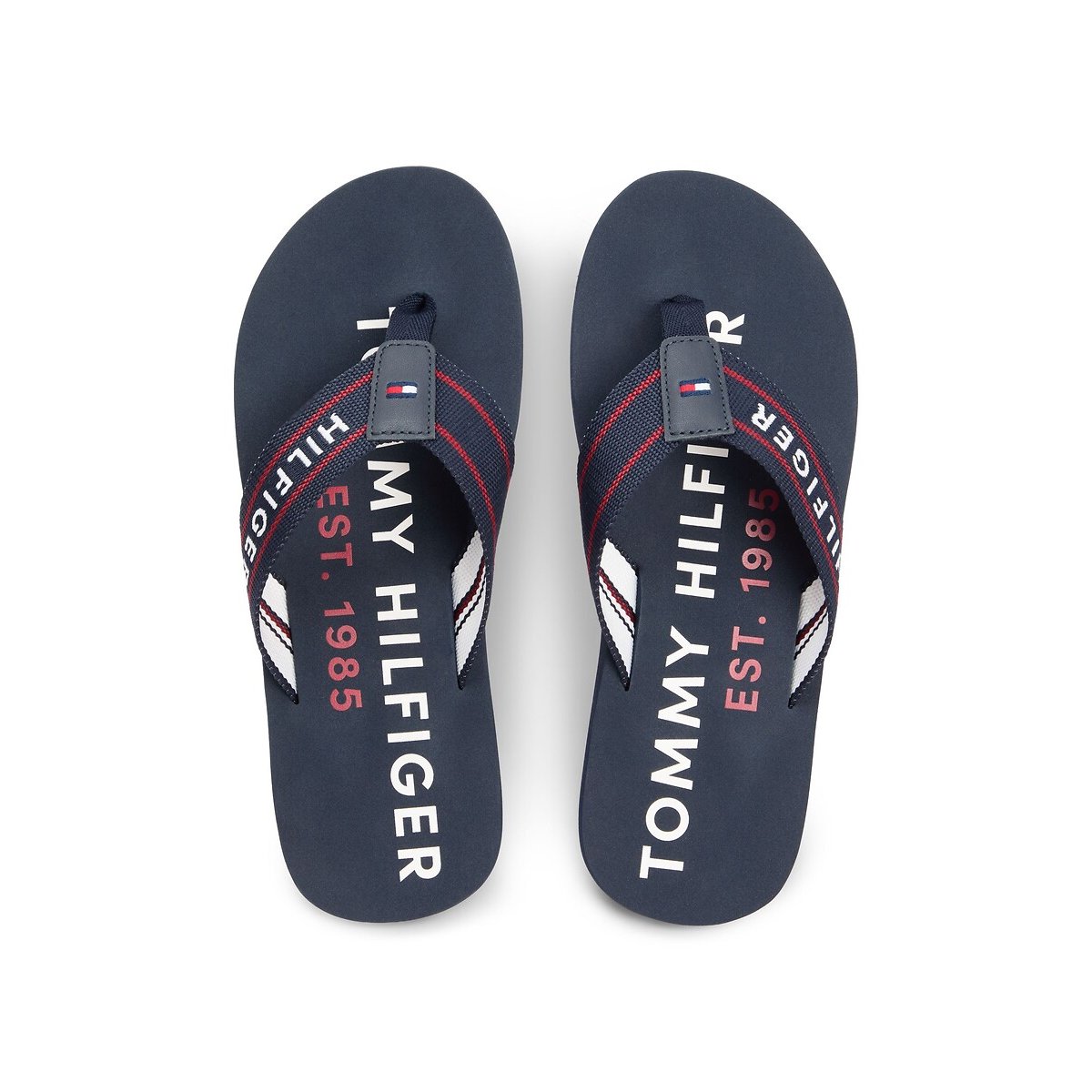 Infradito Sporty Hilfiger Beach blu marino, TOMMY HILFIGER