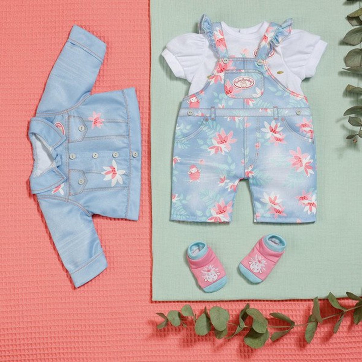 Baby Annabell Active Deluxe Jeans pour poupée de 43 cm bleu, ZAPF CREATION