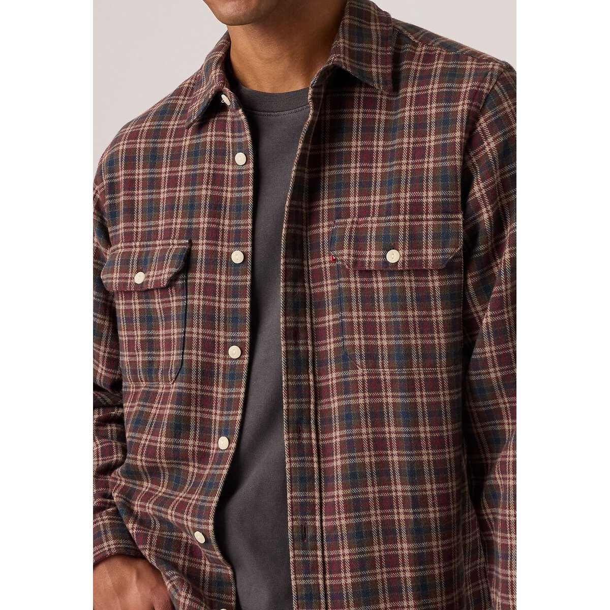 Jackson Utility Denim Shirt plum, LEVI'S