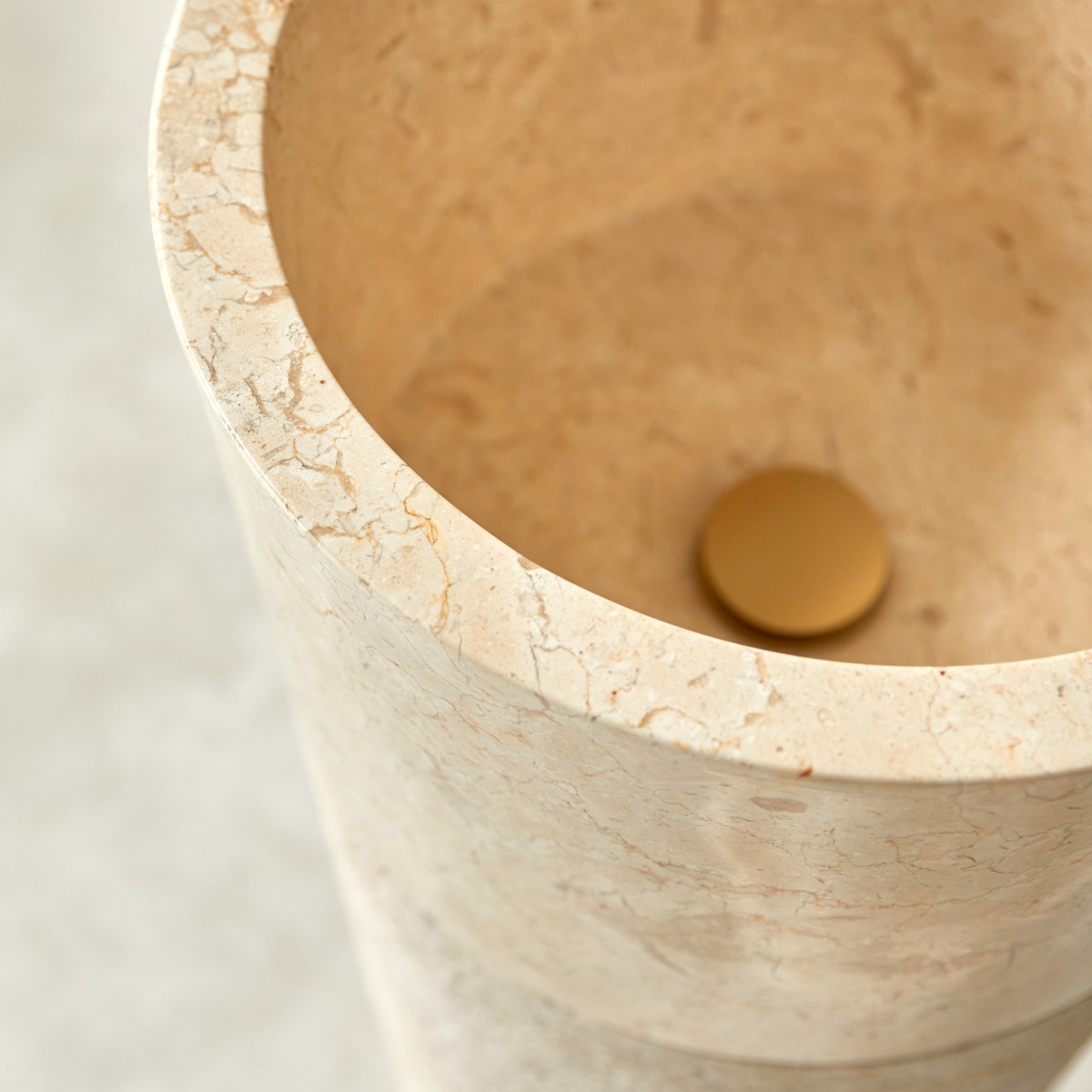 Vasque en Marbre, KONI beige, TIKAMOON