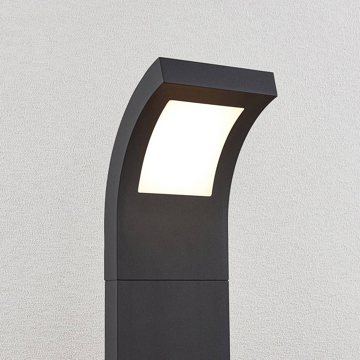 Luminaire extérieur en aluminium moderneLED gris graphite (ral 840-m), blanc opale, ARCCHIO