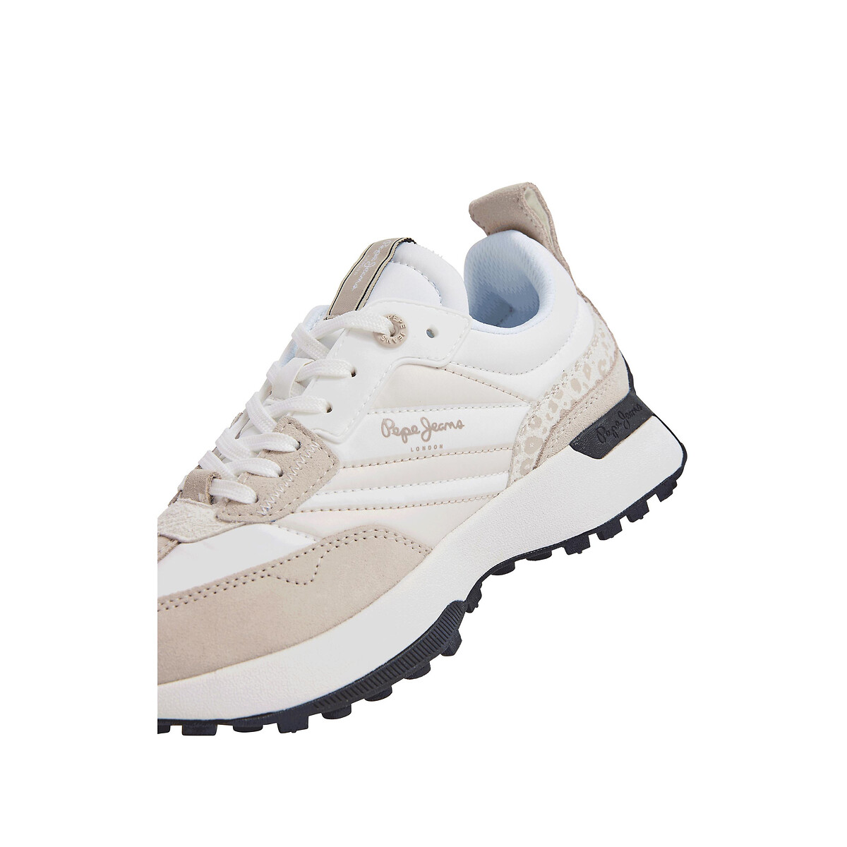 Lucky Print Low Top Trainers white, PEPE JEANS