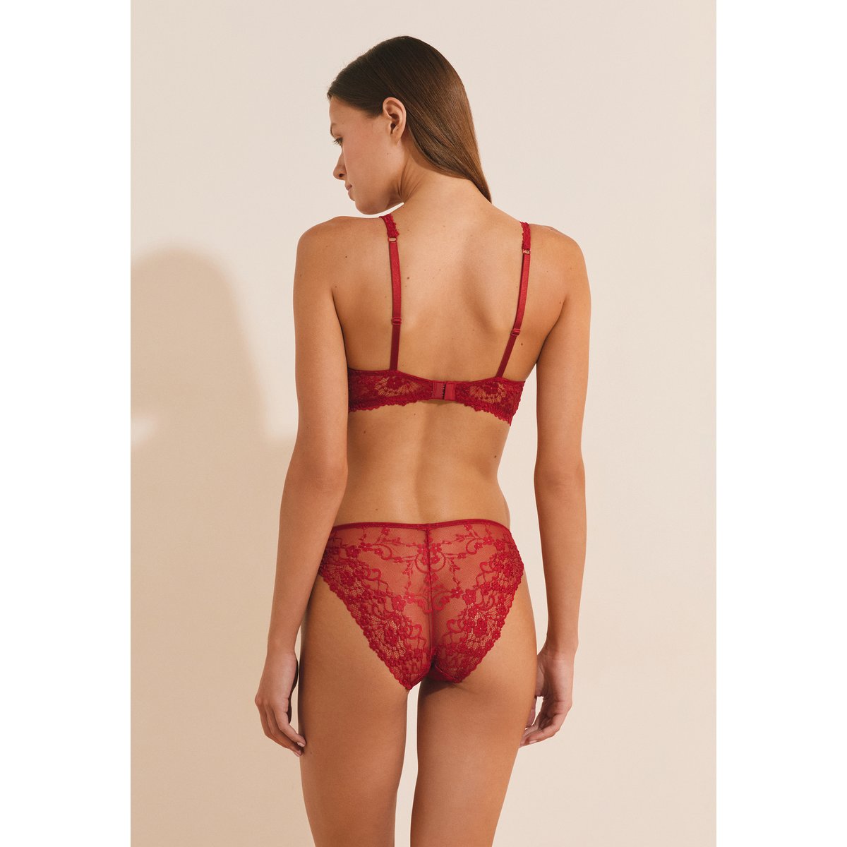 Soutien-gorge N.7 - Le corbeille fourlard SOUPCON rouge, ETAM
