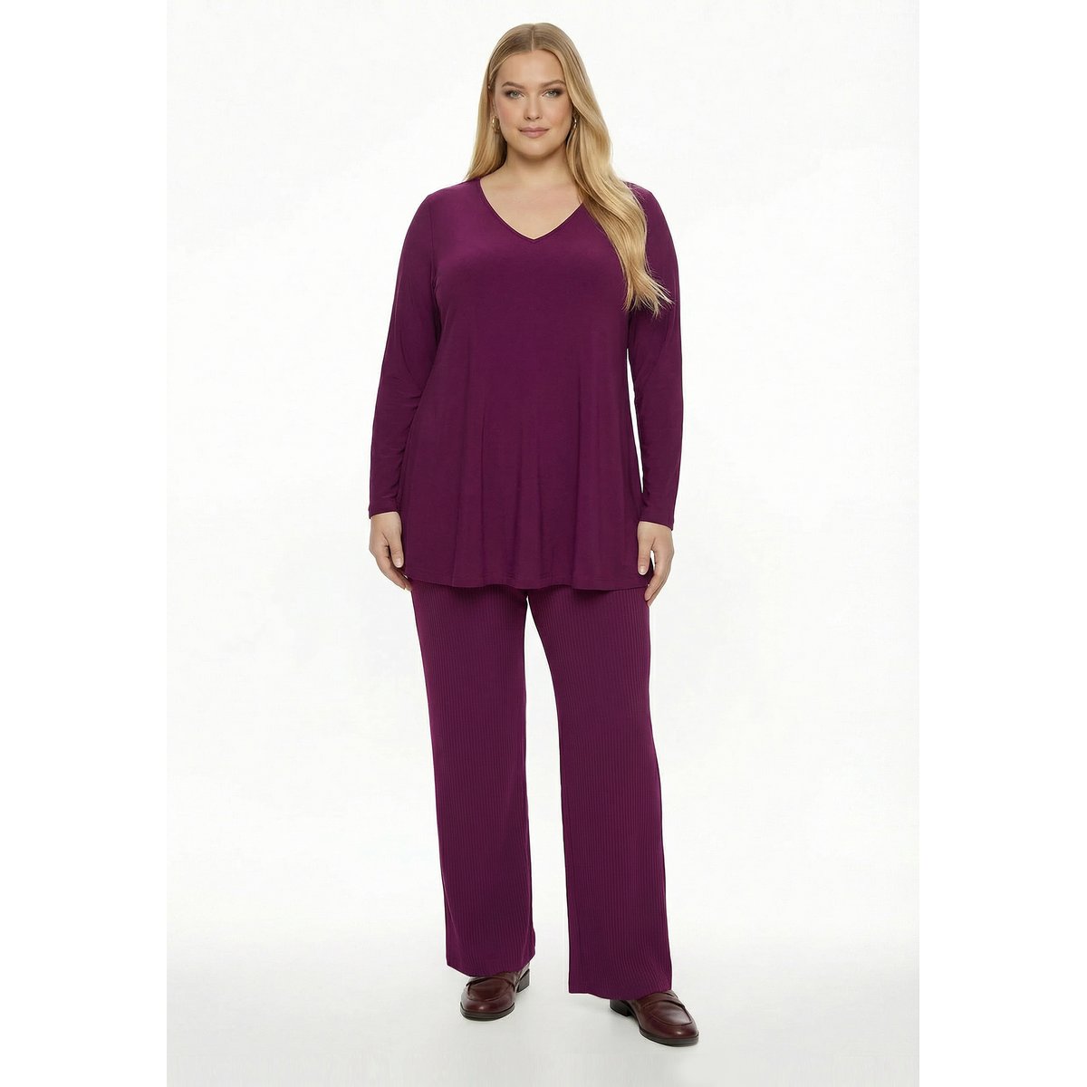 Pantalon Flare Fit violet, YOEK