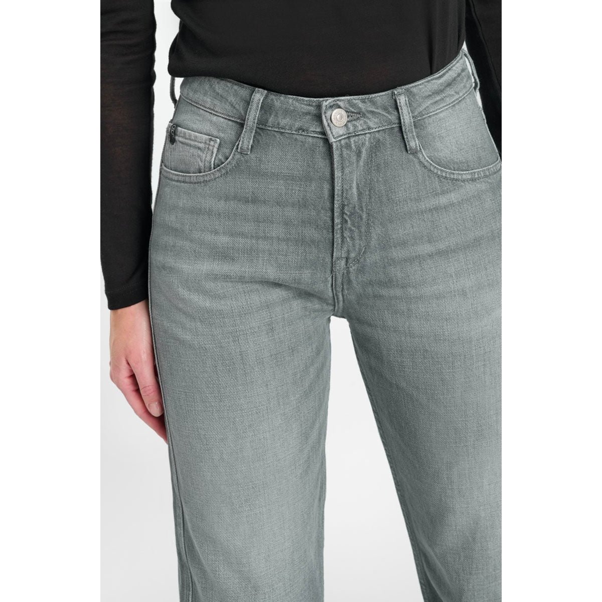 Jeans droite 300/23 regular, longueur 34 grey, LE TEMPS DES CERISES