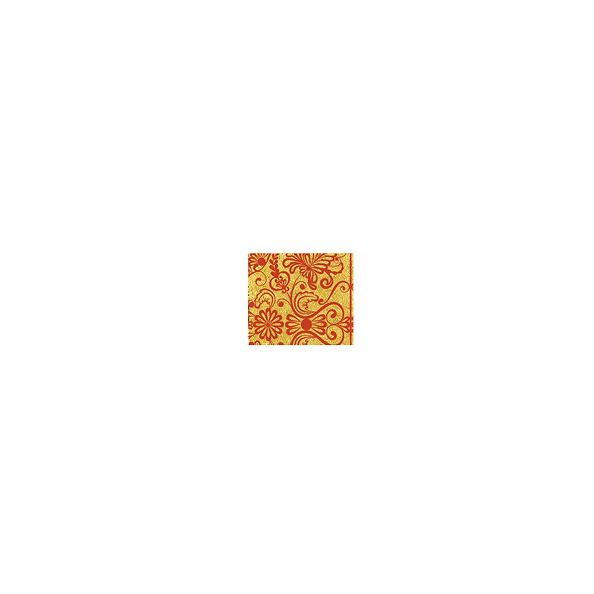 Paillasson en Coco Motifs Volutes Rouges rouge, WADIGA