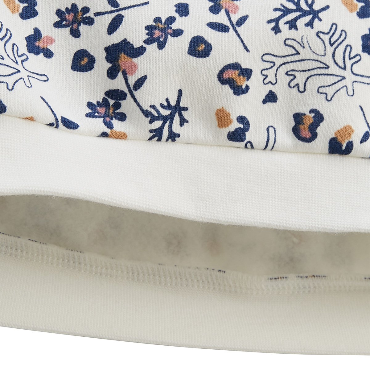 Sweat-shirt enfant en molleton Céleste ecru, PETIT BEGUIN