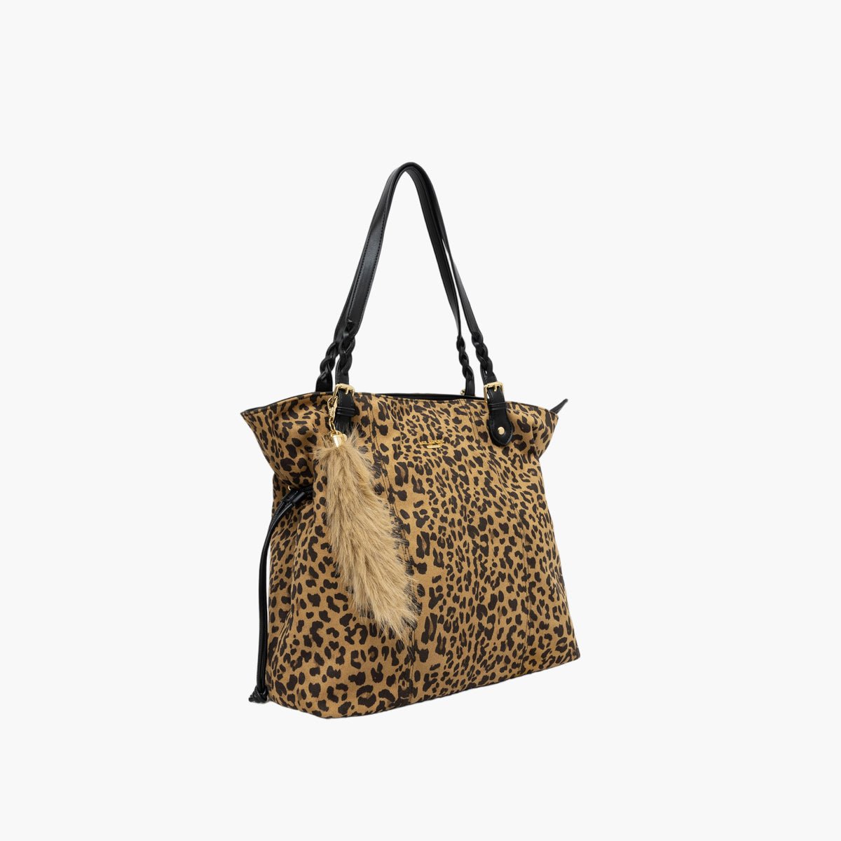 Grand sac shopper léopard Tyler aucun, LOLLIPOPS