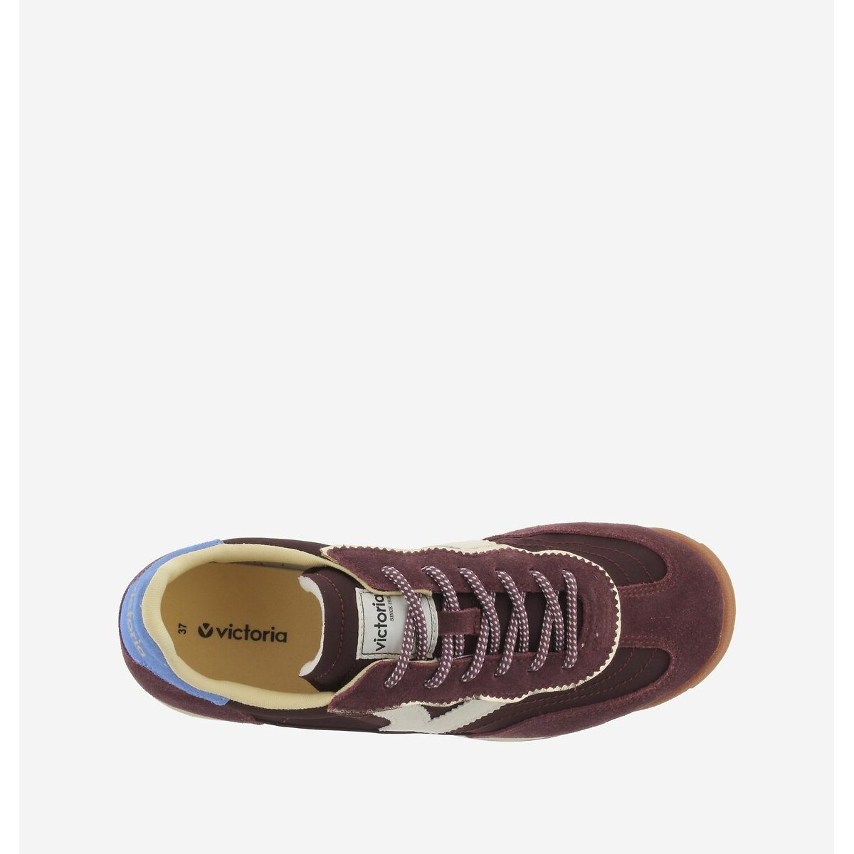 Zapatillas SATURNO SERRAJE & NYLON burdeos, VICTORIA