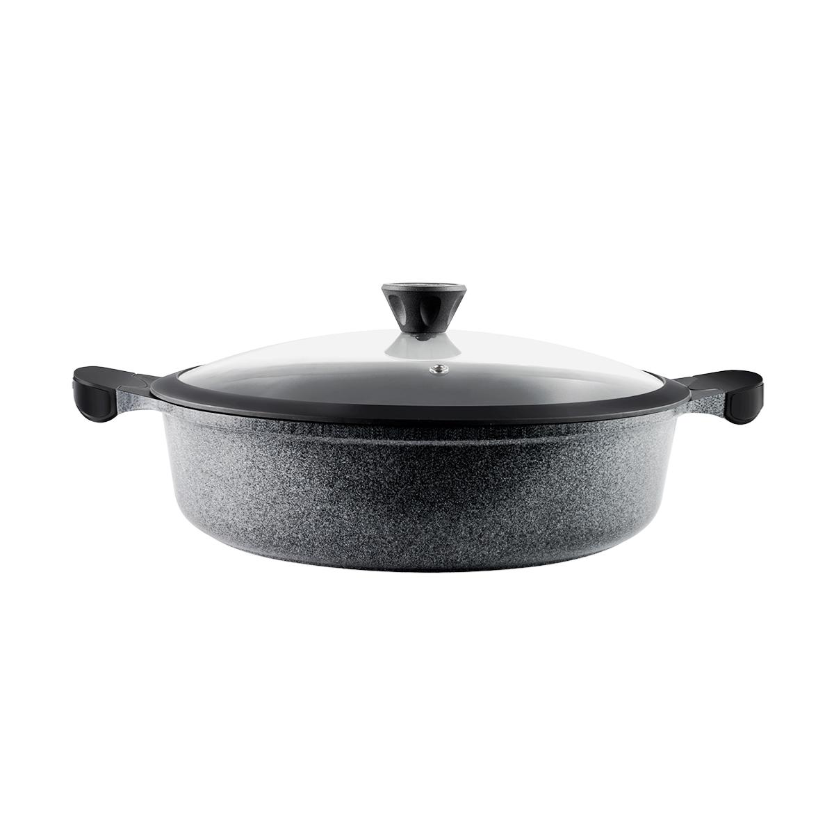Sautoir 28cm - "Charbon" couleur unique, LAGUIOLE CUISSON