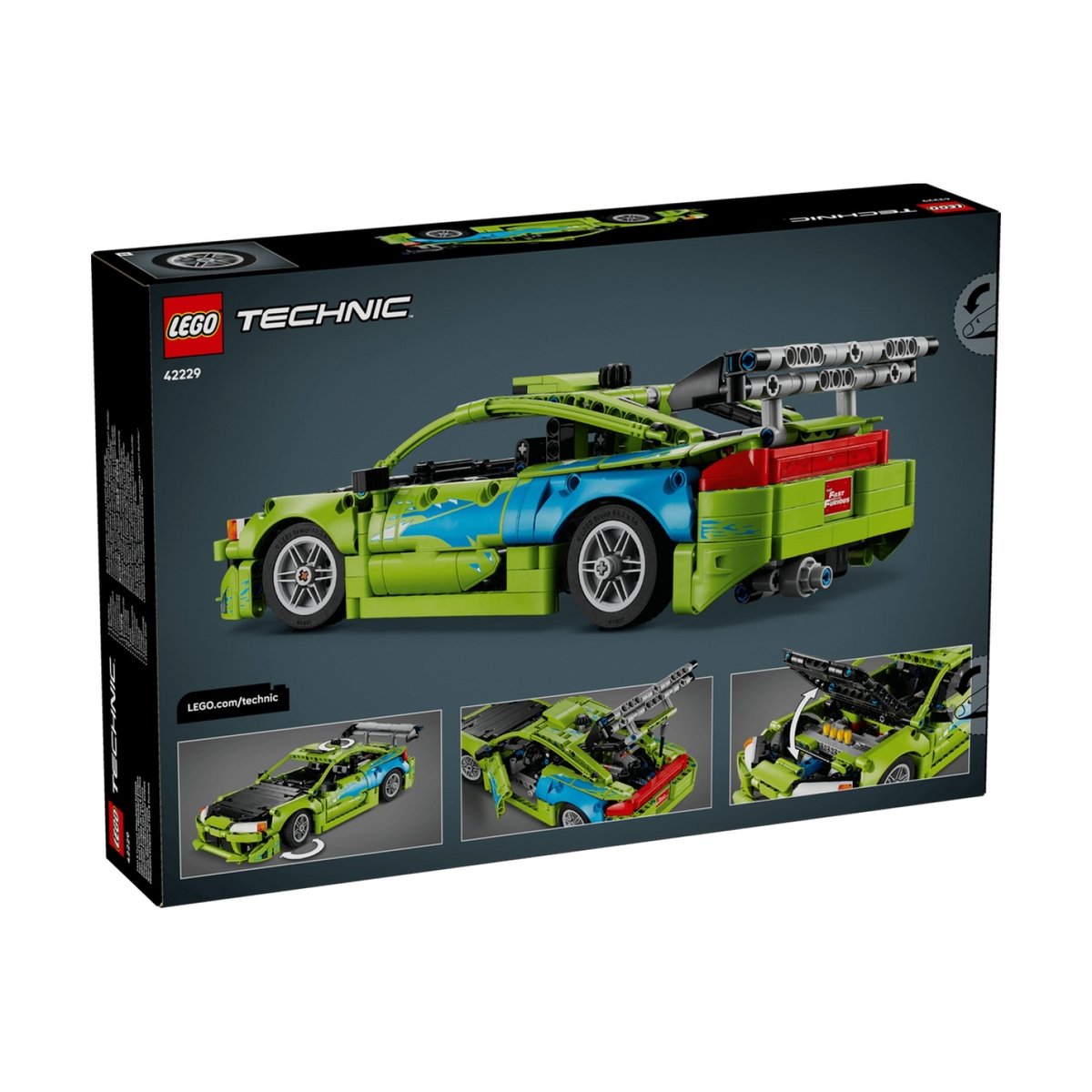 Technic Voiture Mitsubishi Eclipse de Fast and Furious multicolore, LEGO