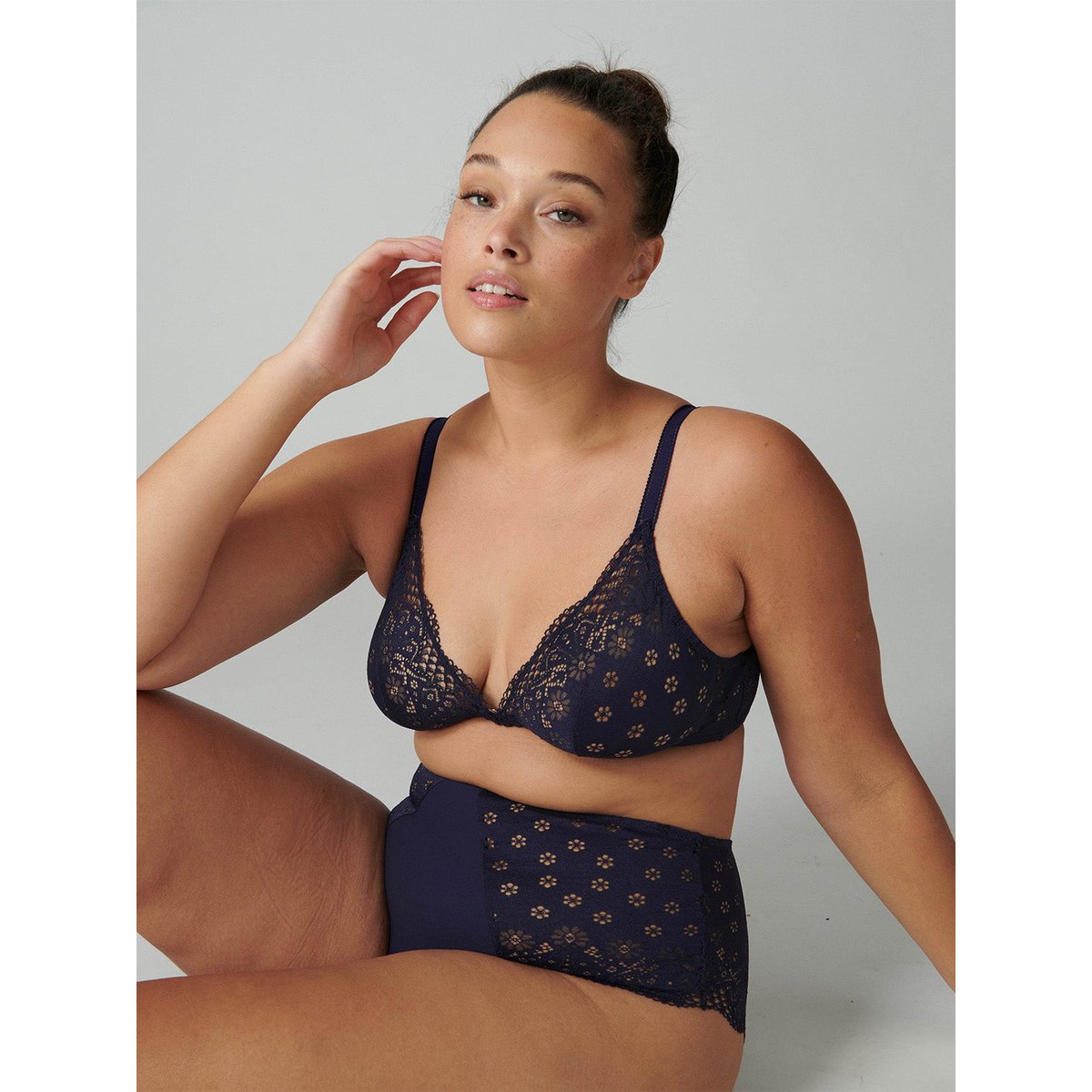 Soutien-gorge triangle sans-armatures, AIMÉE bleu, SIMONE PERELE