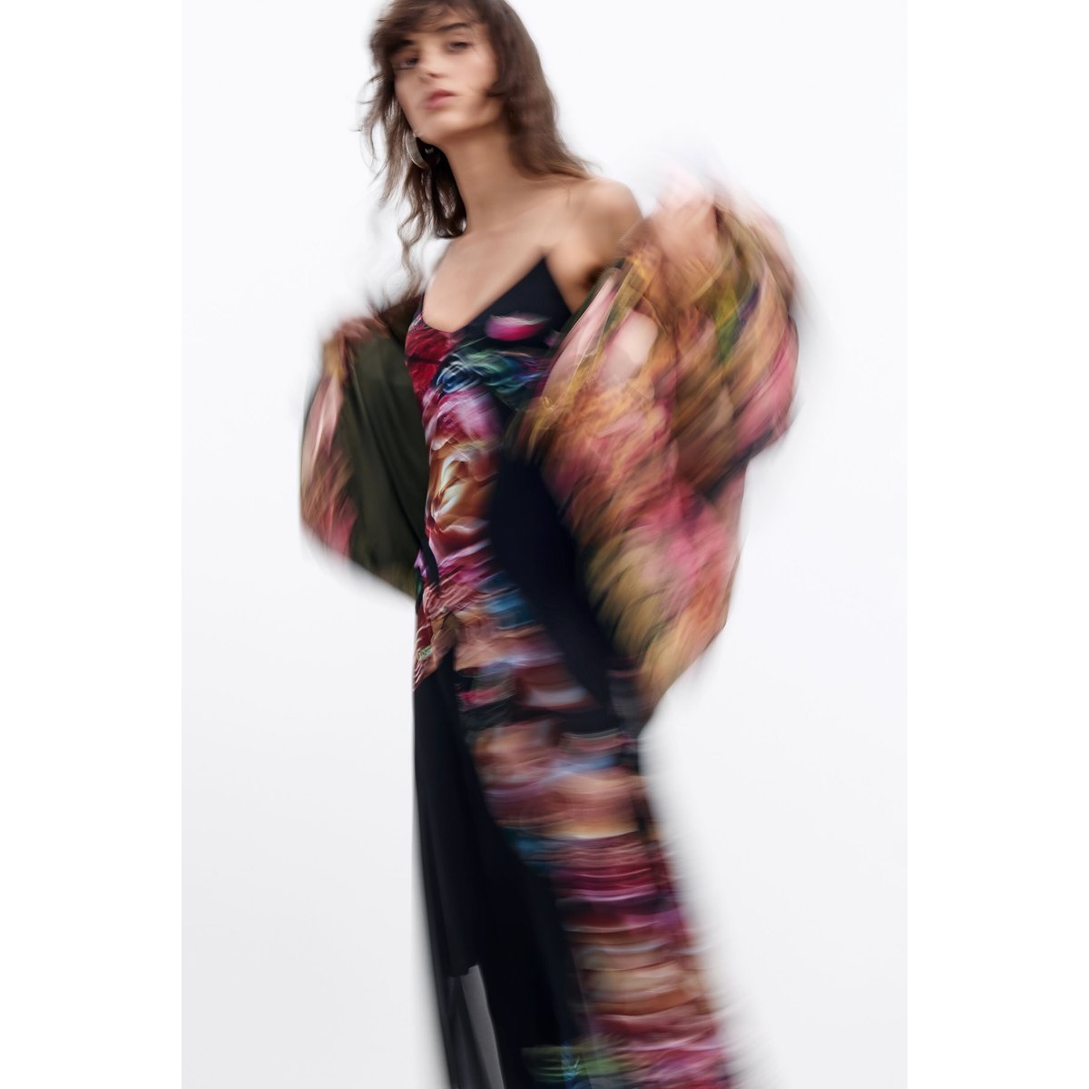 Manteau matelassé à capuche M. C. Lacroix rose, DESIGUAL