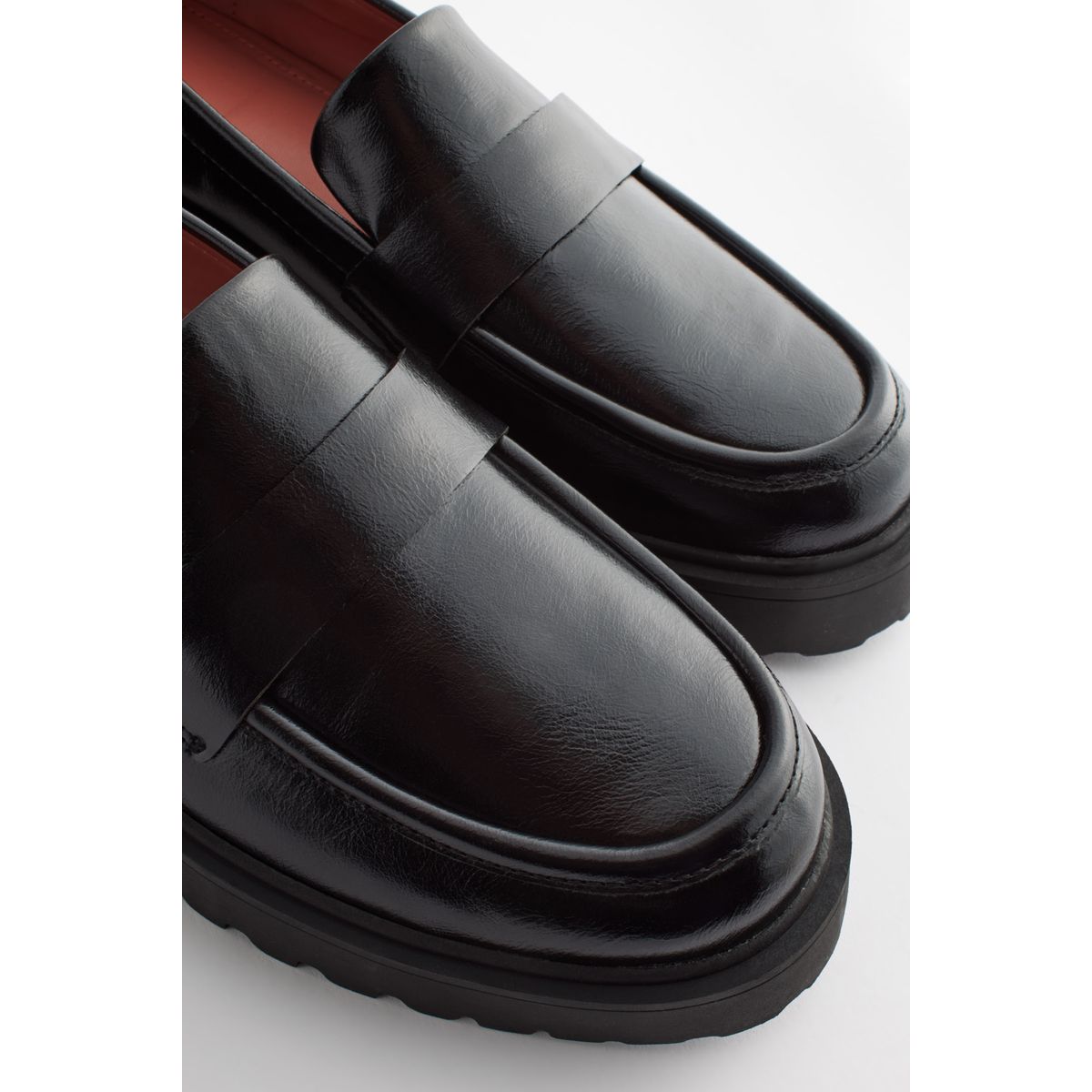 Mocassins à semelle épaisse noir, NEXT