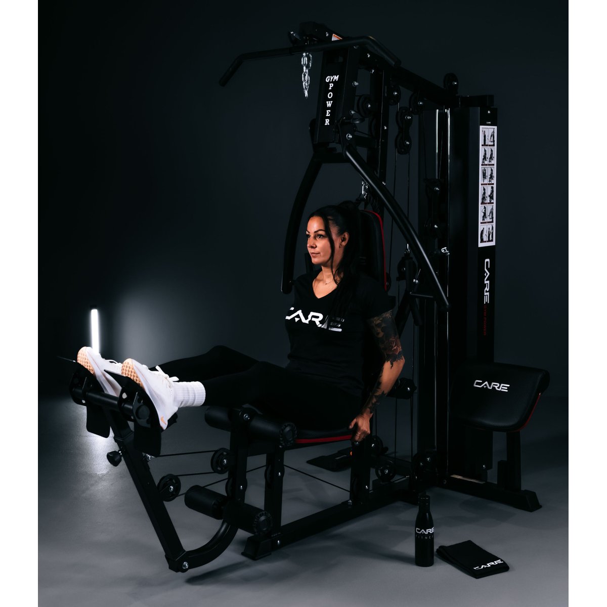 Presse de musculation - Gym Power - 257 noir, CARE FITNESS